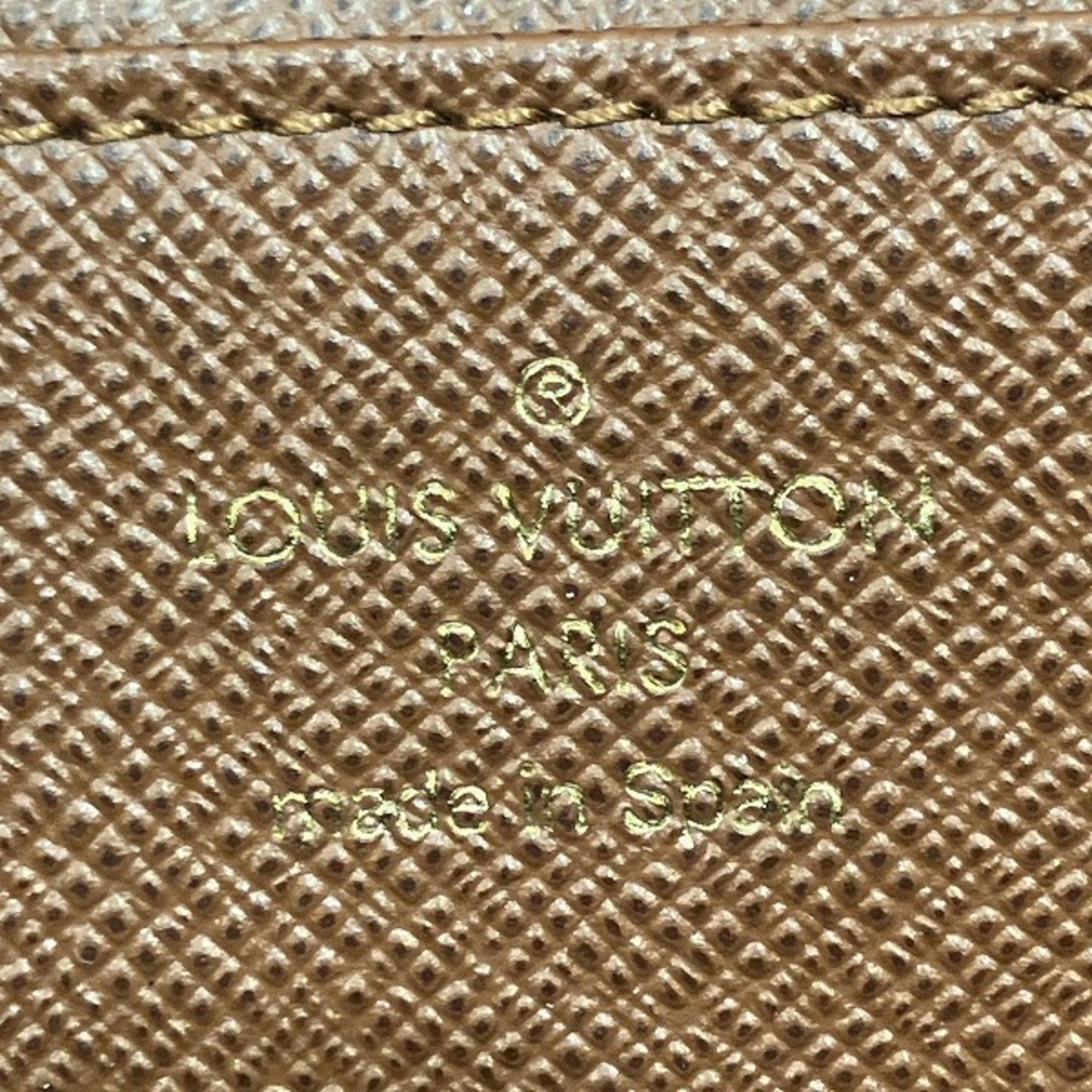 Louis Vuitton Portefeuille zippy Brown Canvas Wallet Accessories