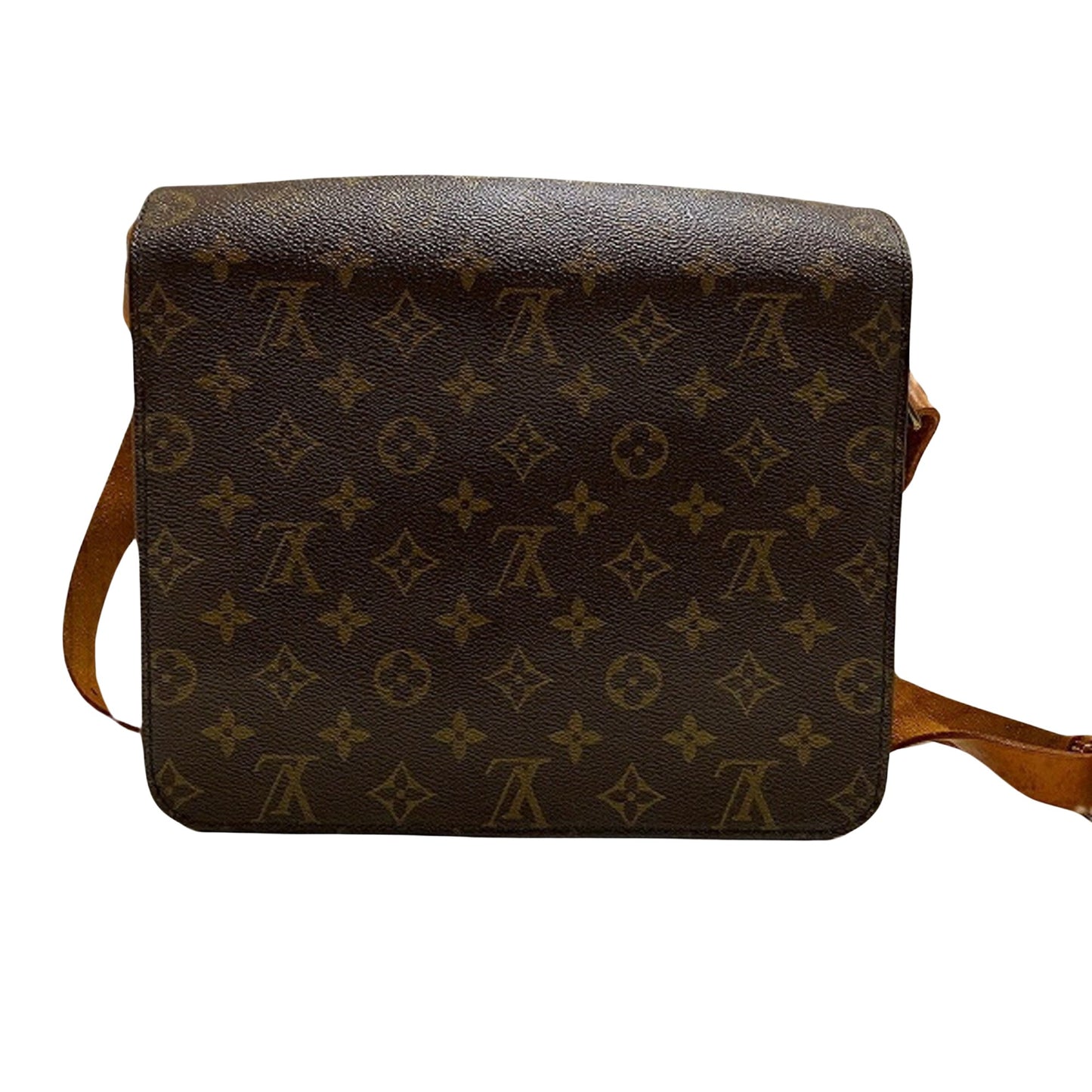 Louis Vuitton Cartouchière Brown Canvas Shoulder Bag