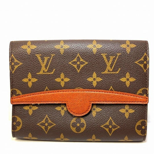 Louis Vuitton Arche Brown Canvas Clutch Bag