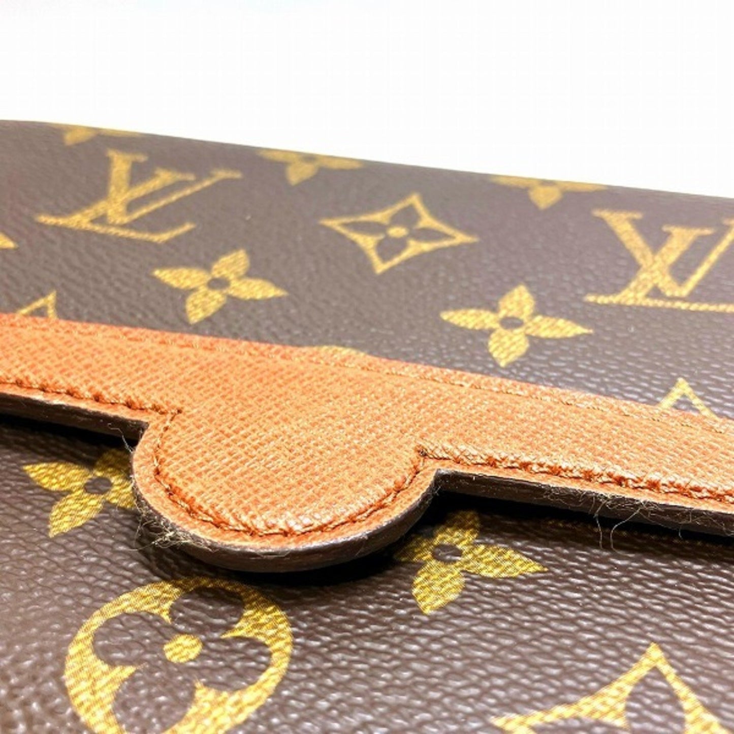 Louis Vuitton Arche Brown Canvas Clutch Bag