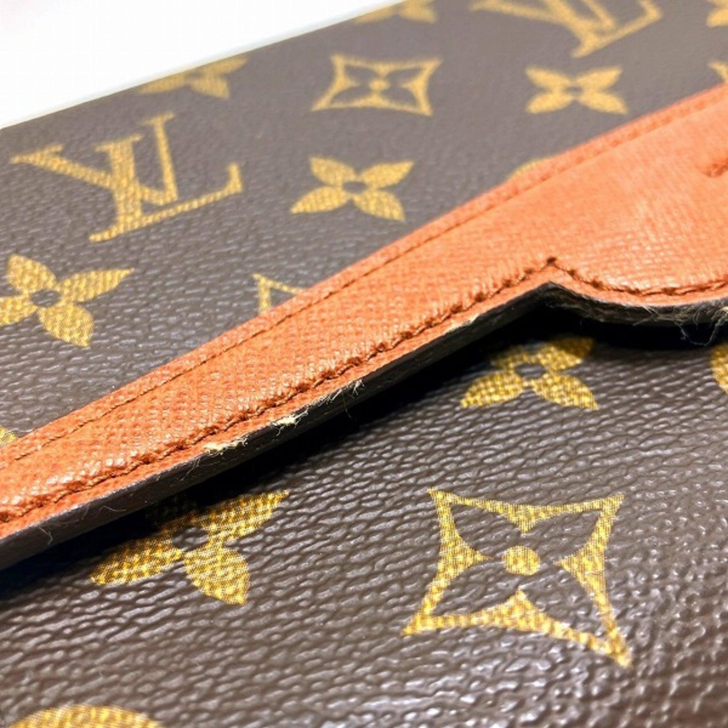 Louis Vuitton Arche Brown Canvas Clutch Bag