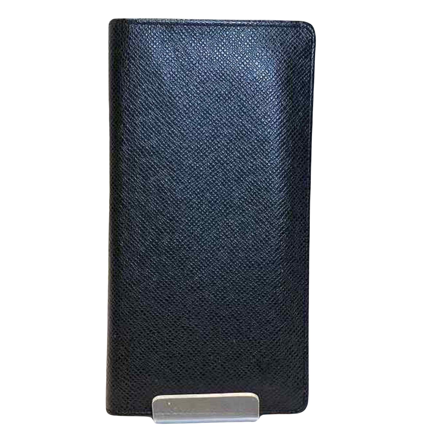 Louis Vuitton Portefeuille Brazza Black Leather Wallet Accessories