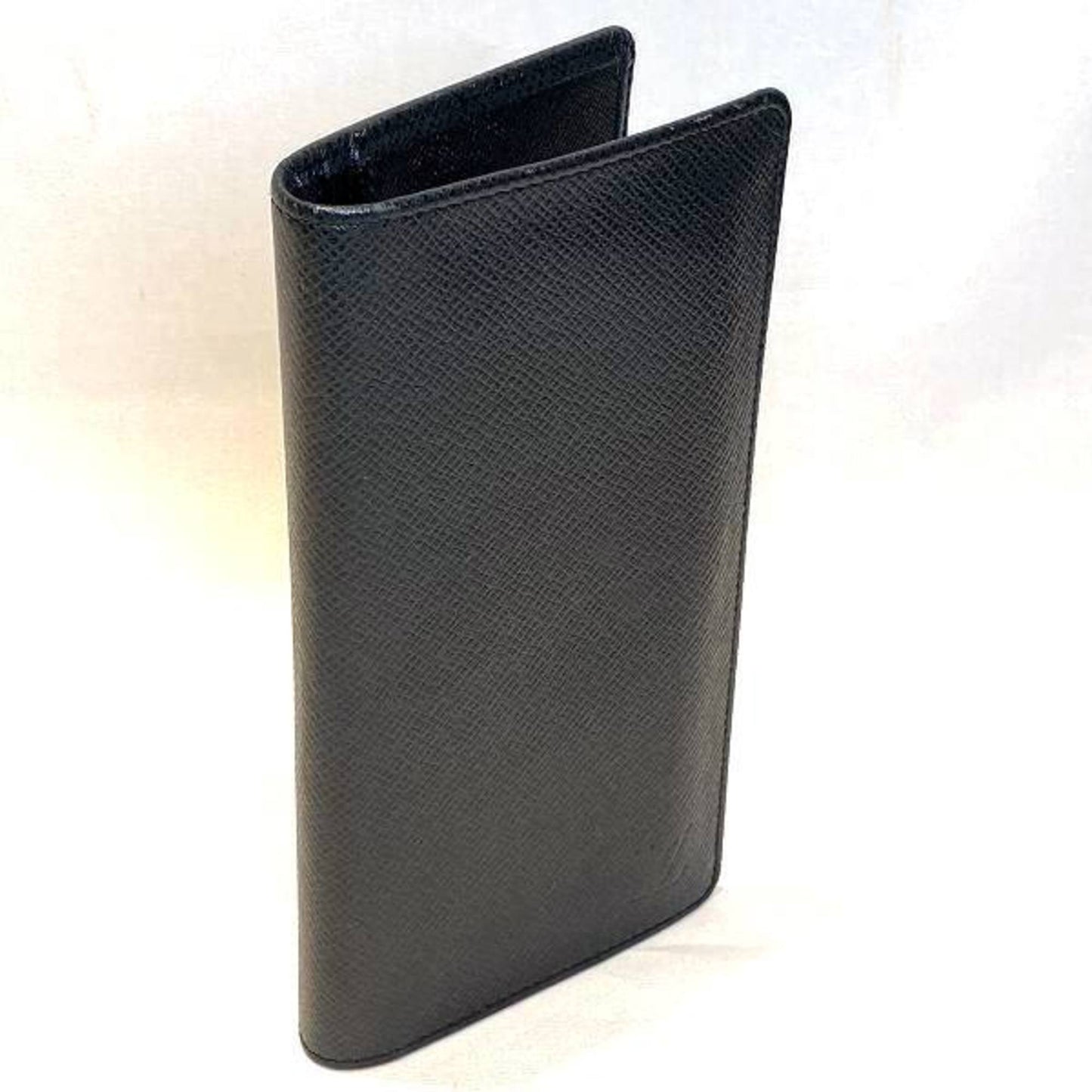 Louis Vuitton Portefeuille Brazza Black Leather Wallet Accessories