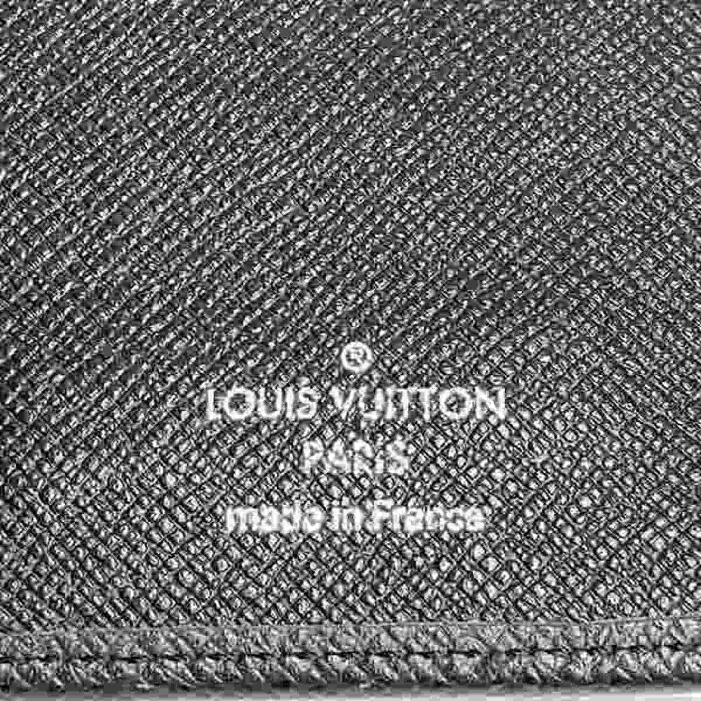 Louis Vuitton Portefeuille Brazza Black Leather Wallet Accessories