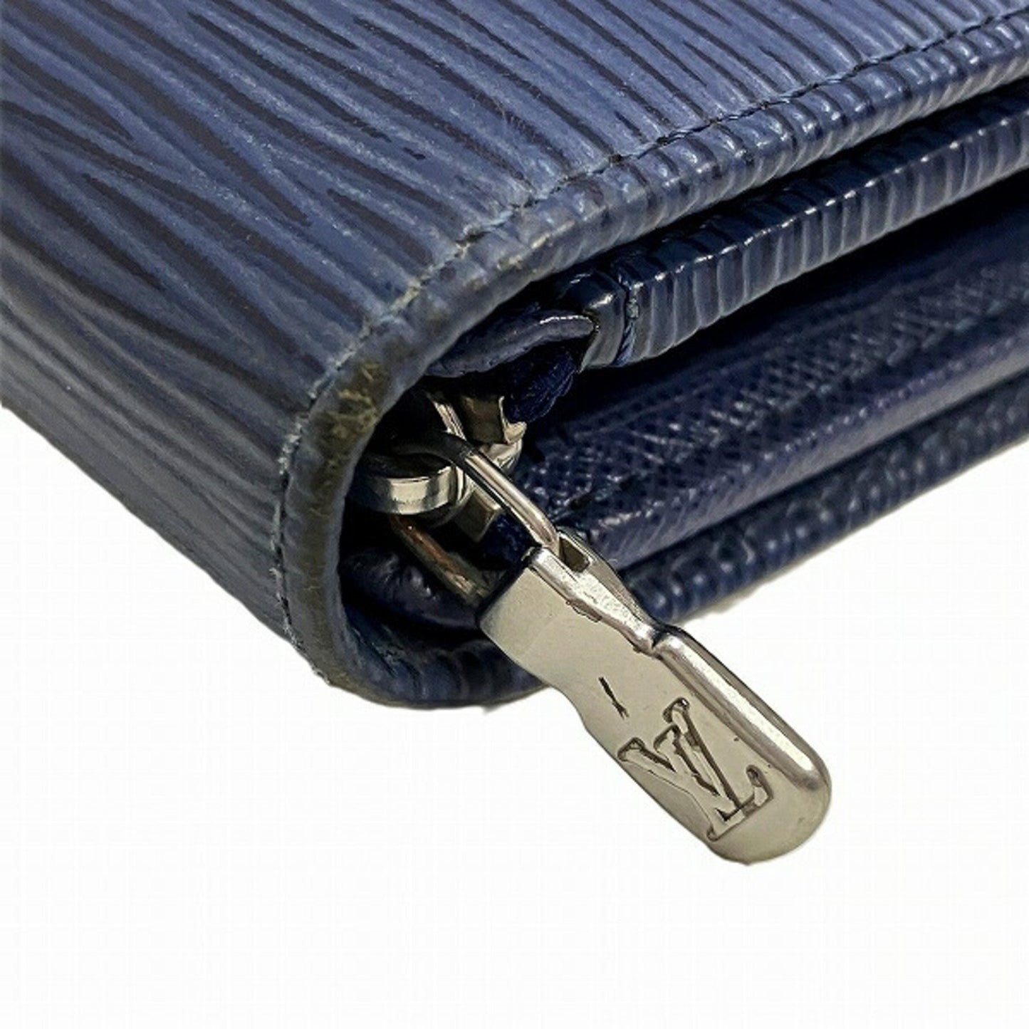 Louis Vuitton Trésor Navy Leather Wallet Accessories