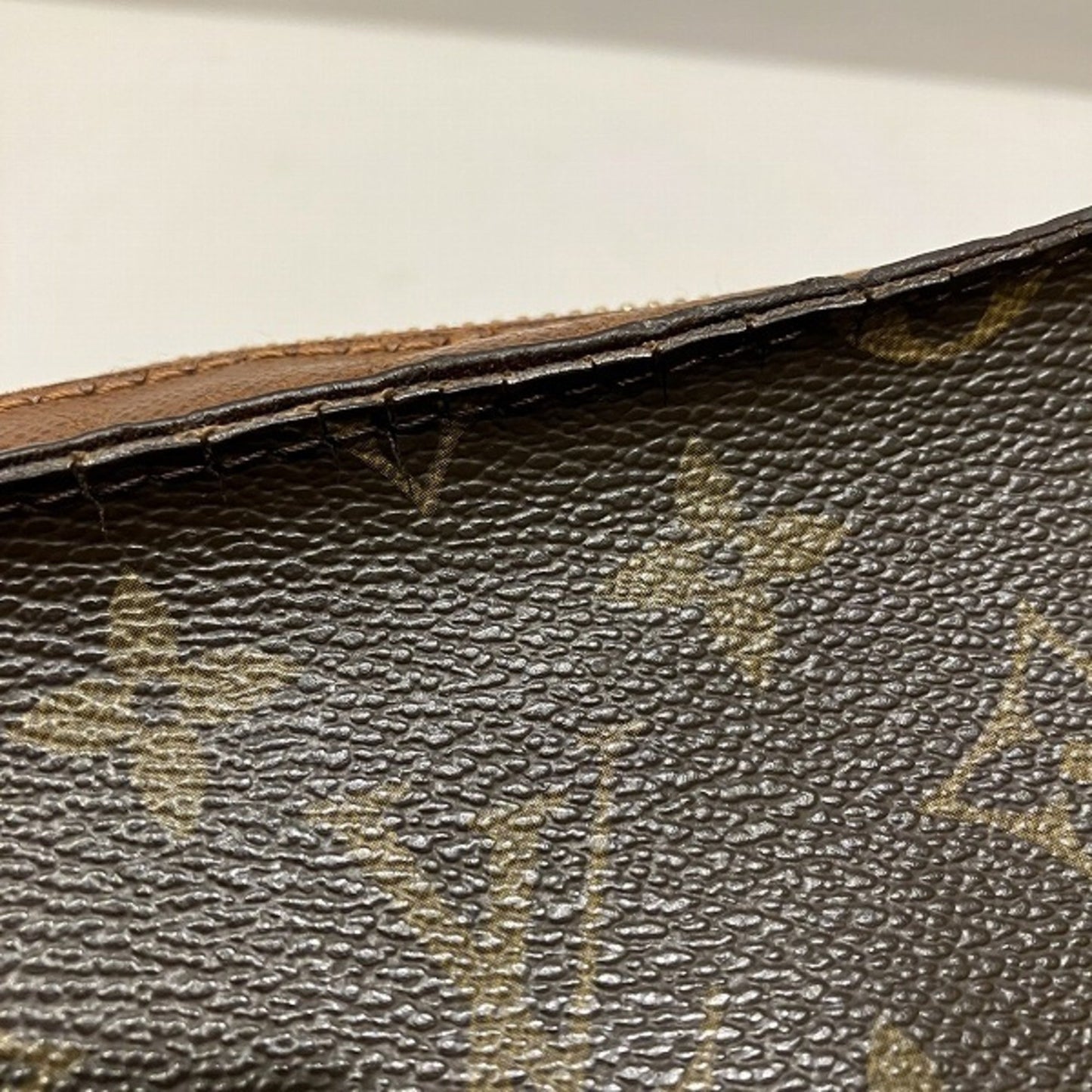 Louis Vuitton Orsay Brown Canvas Clutch Bag