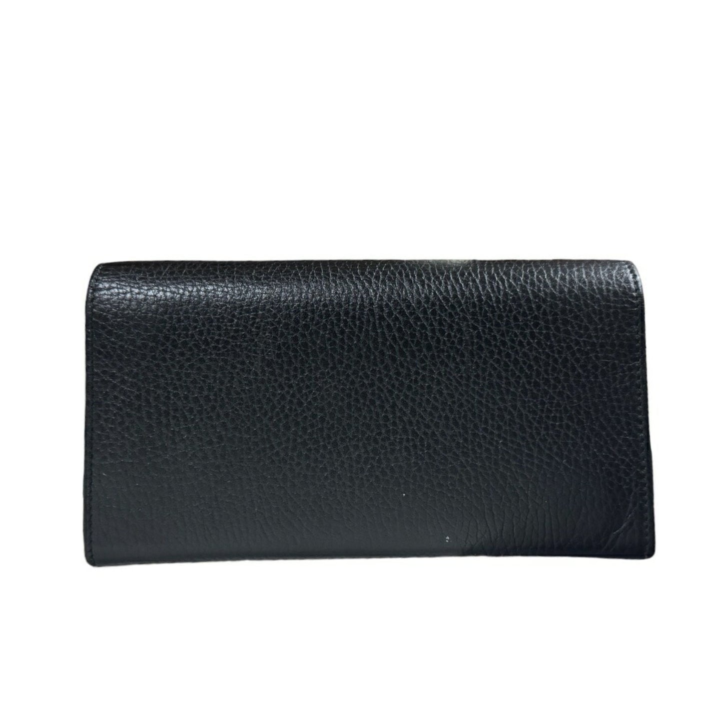 Gucci Interlocking G Black Leather Wallet Accessories