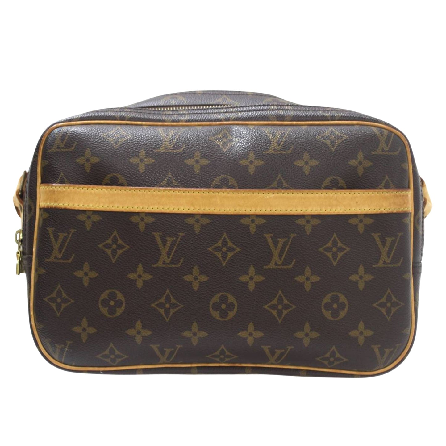 Louis Vuitton Reporter pm Brown Canvas Shoulder Bag