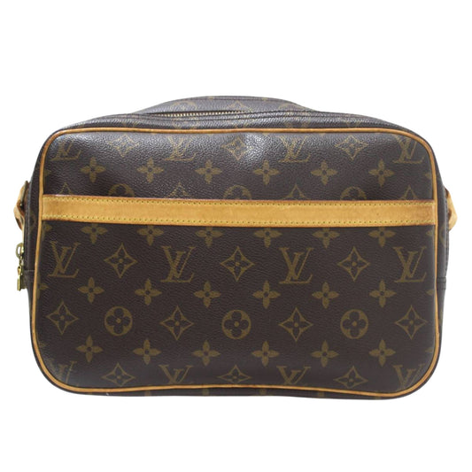 Louis Vuitton Reporter pm Brown Canvas Shoulder Bag