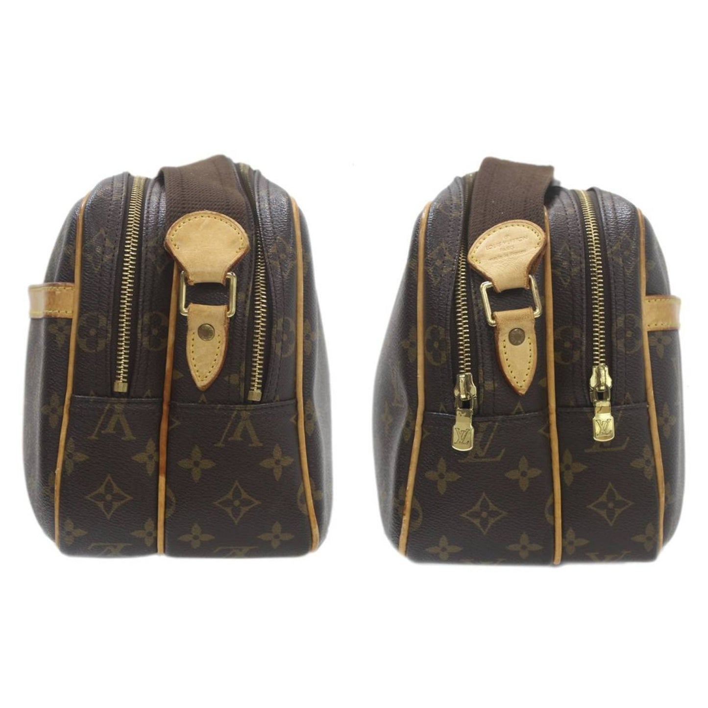 Louis Vuitton Reporter pm Brown Canvas Shoulder Bag