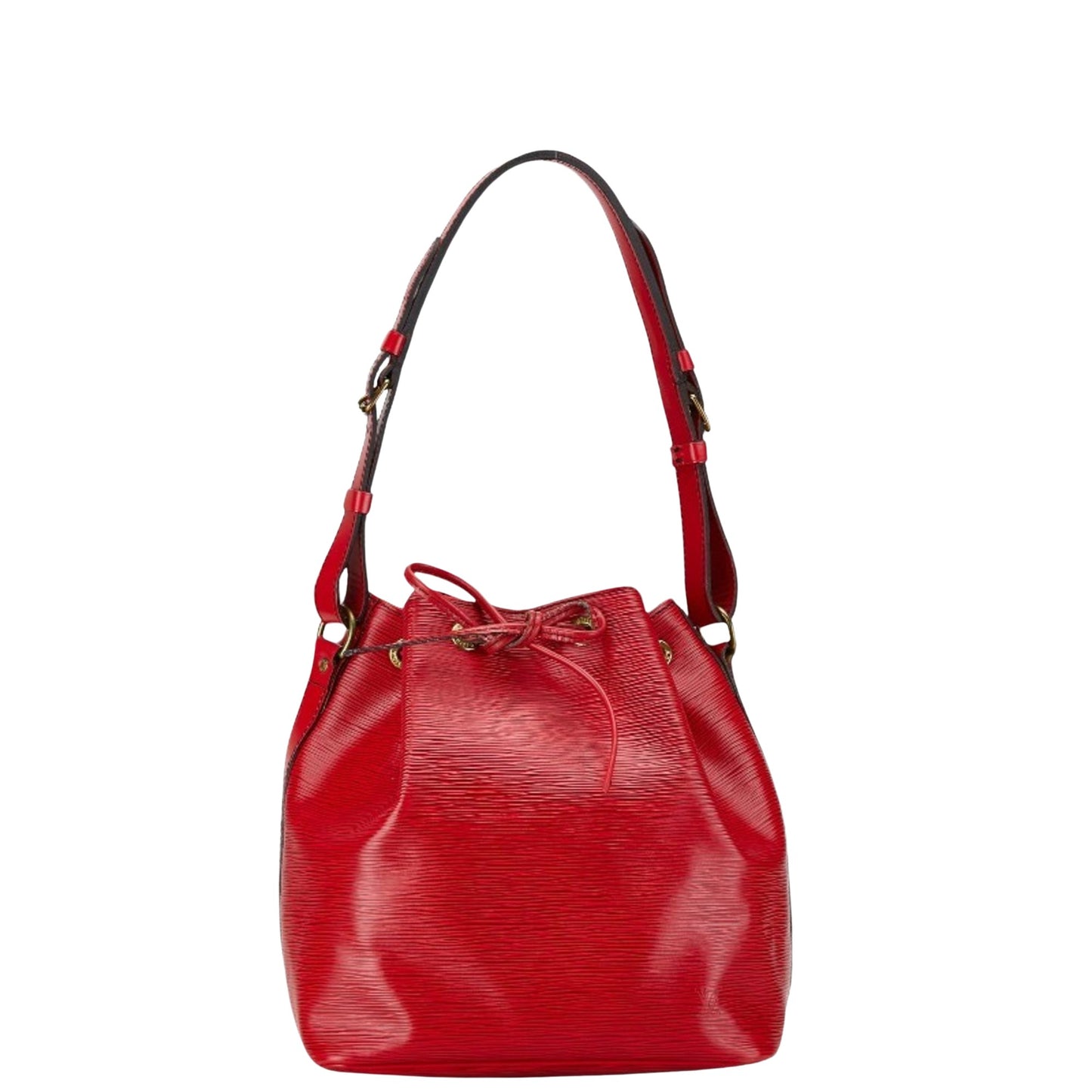 Louis Vuitton Petit Noé Red Leather Shoulder Bag