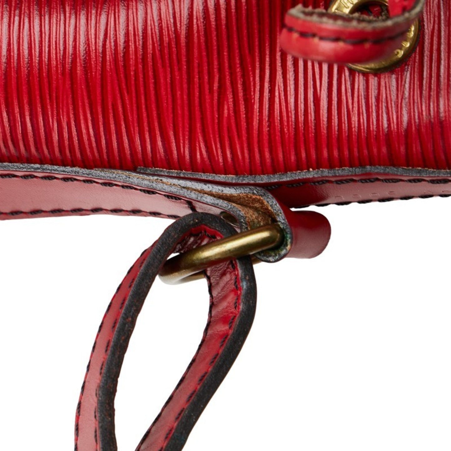 Louis Vuitton Petit Noé Red Leather Shoulder Bag