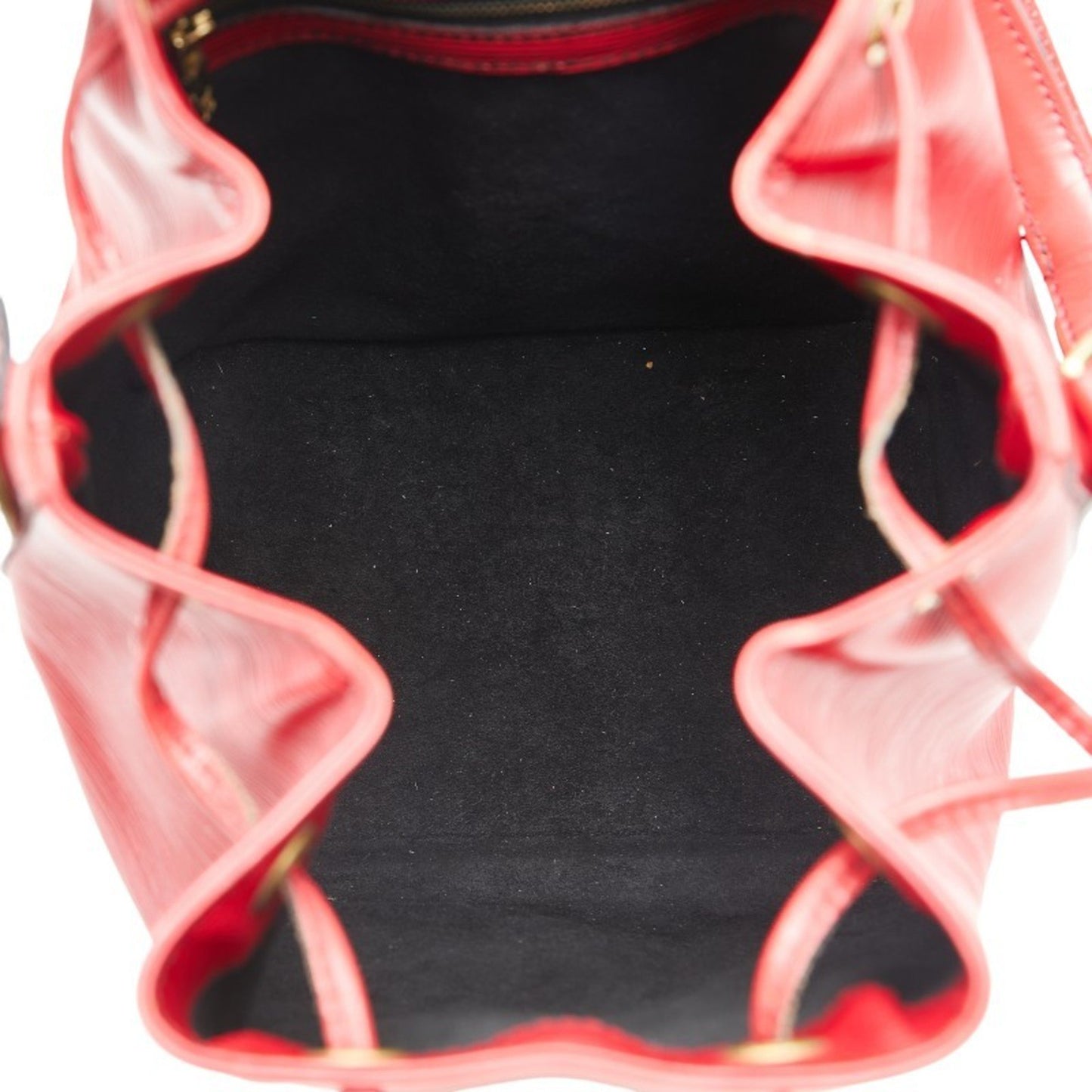 Louis Vuitton Petit Noé Red Leather Shoulder Bag