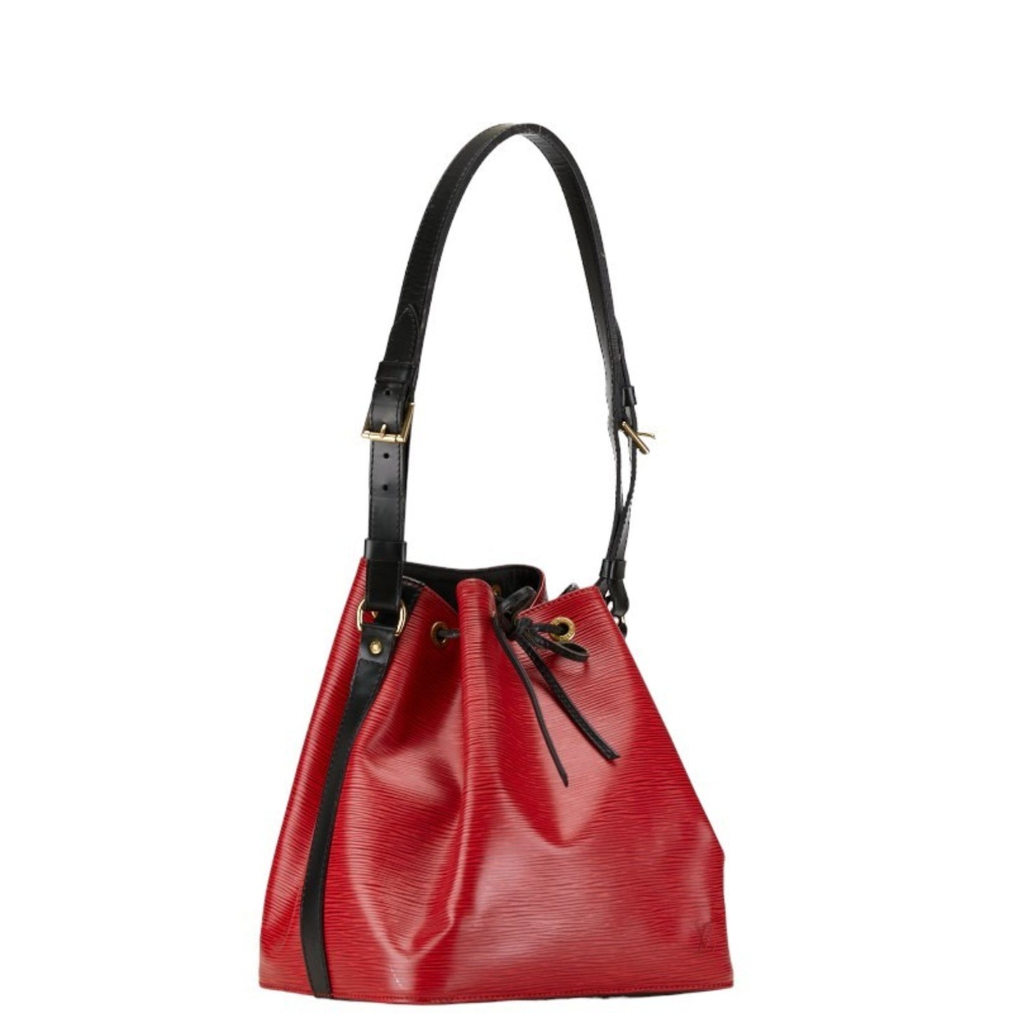 Louis Vuitton Petit Noé Red Leather Shoulder Bag