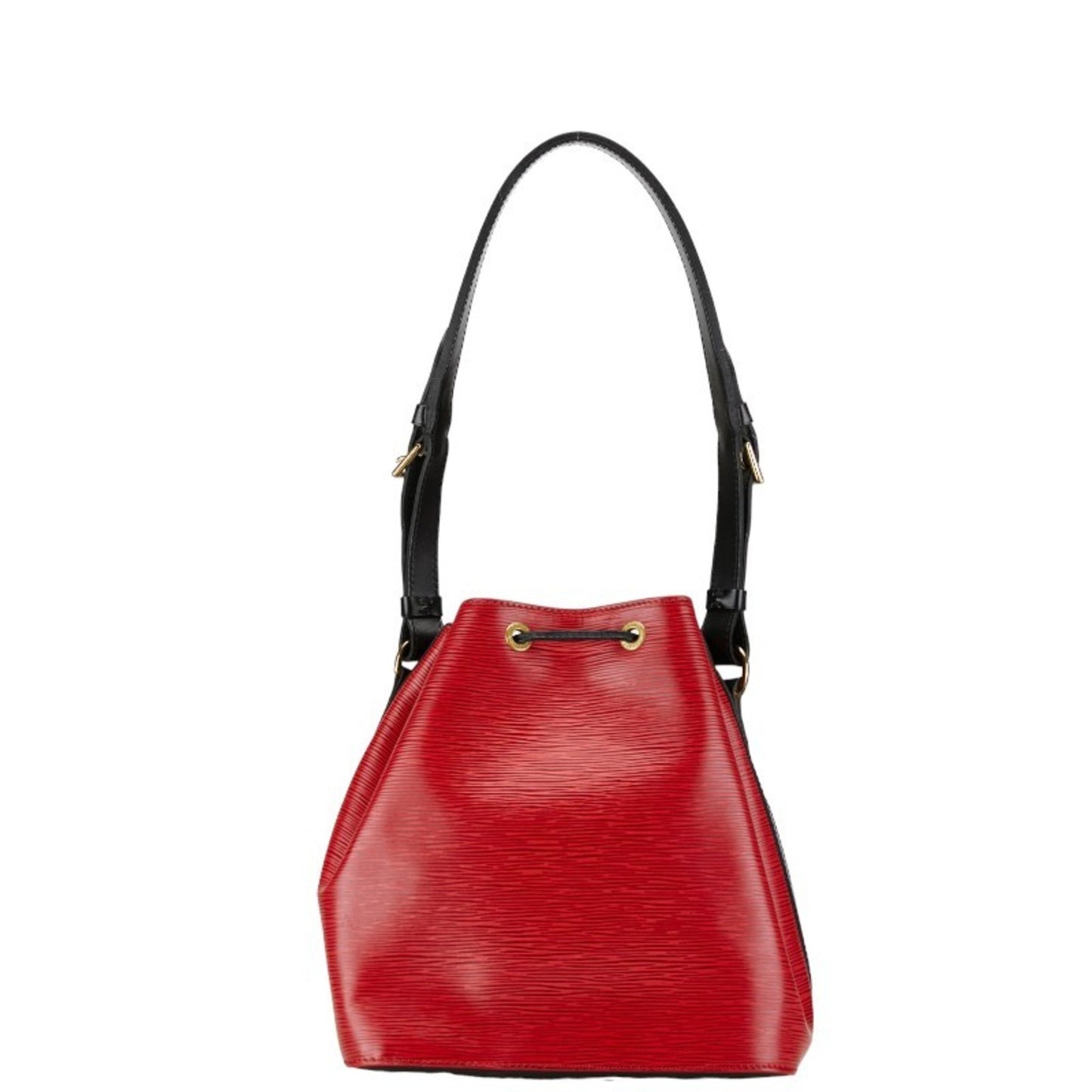 Louis Vuitton Petit Noé Red Leather Shoulder Bag