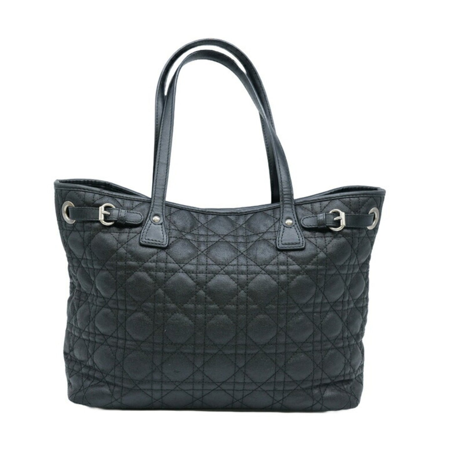 Dior Panarea Black Canvas Tote Bag