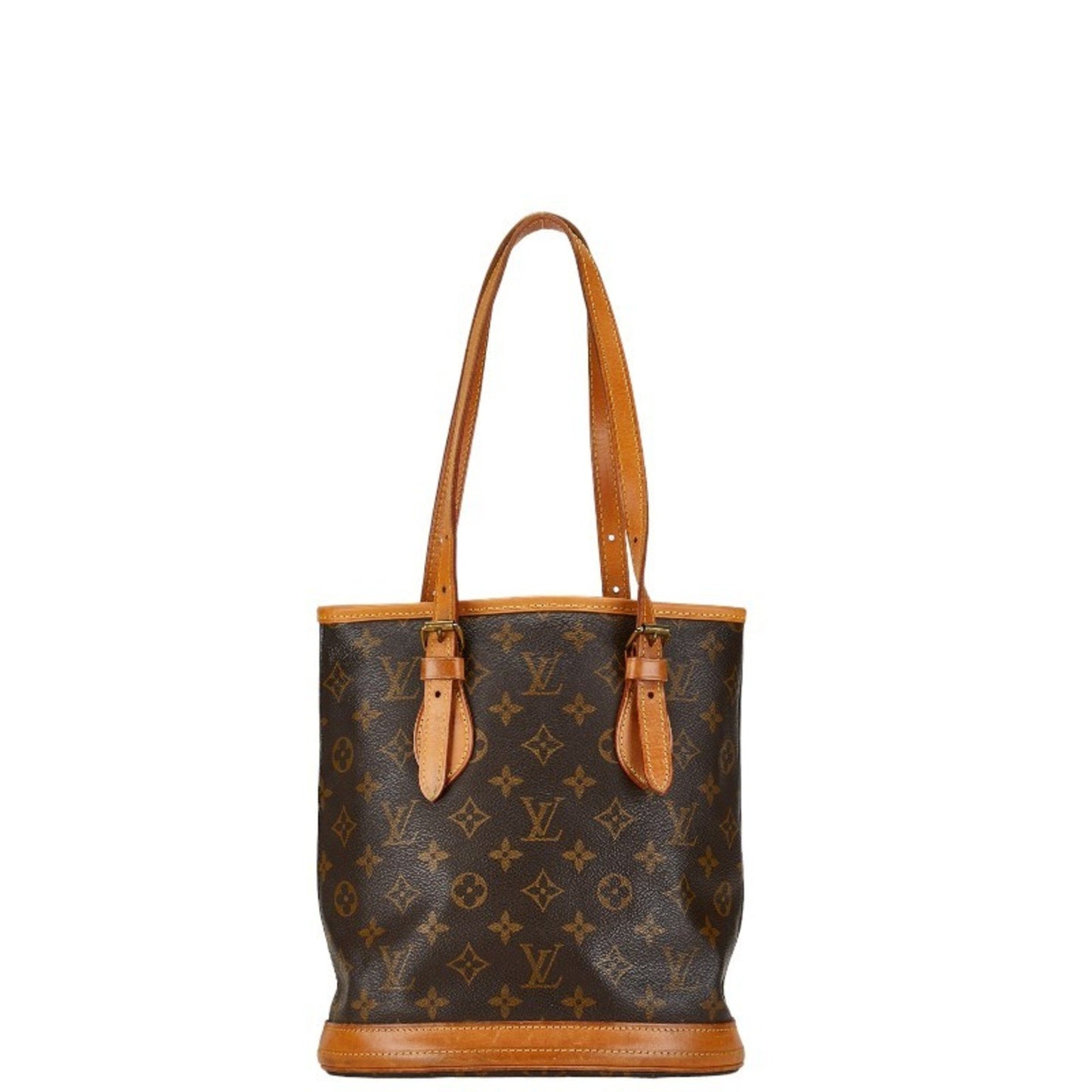 Louis Vuitton Bucket PM Brown Canvas Shoulder Bag