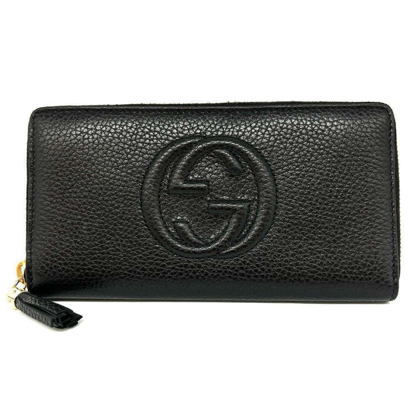 Gucci Soho Black Leather Wallet Accessories