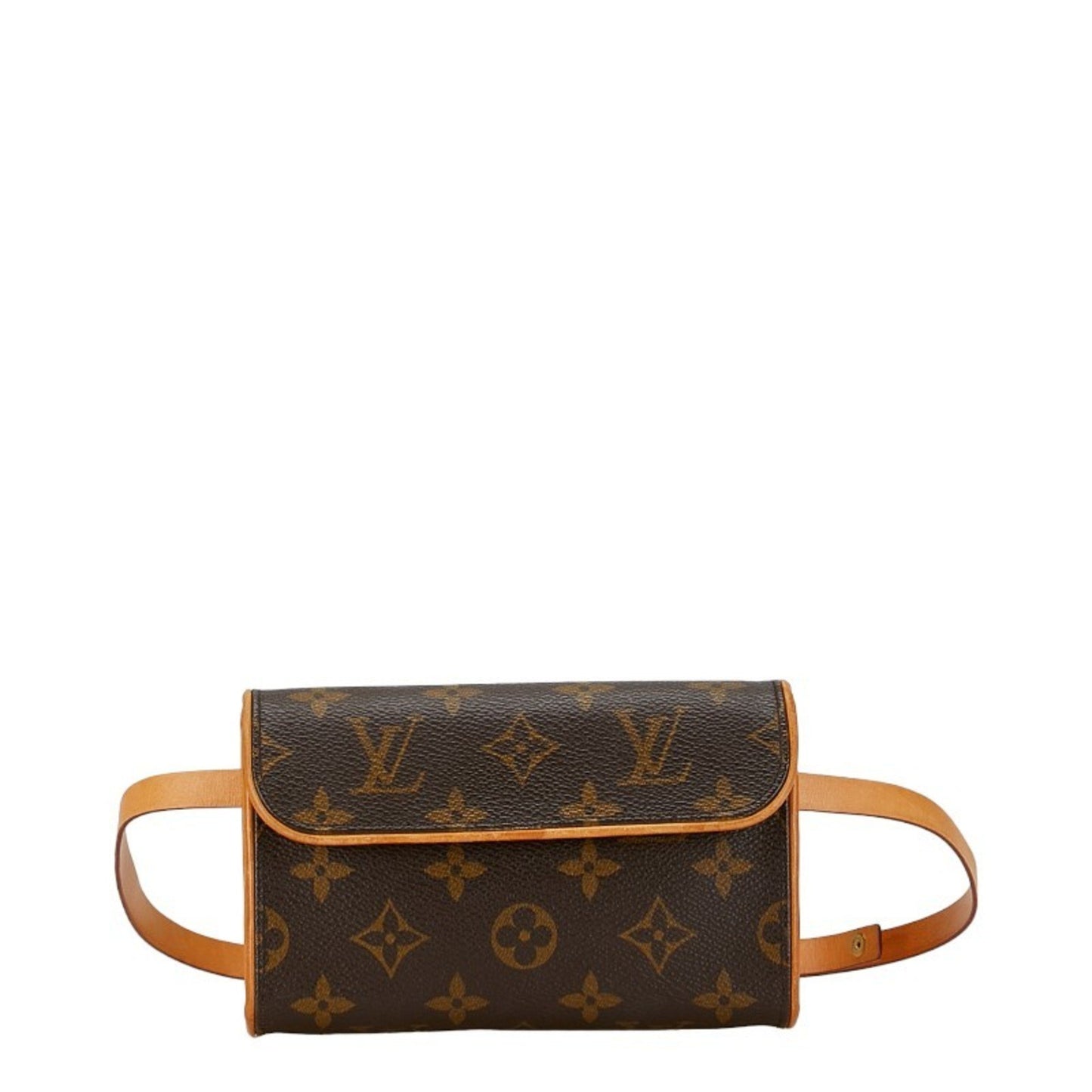 Louis Vuitton Florentine Brown Canvas Shoulder Bag