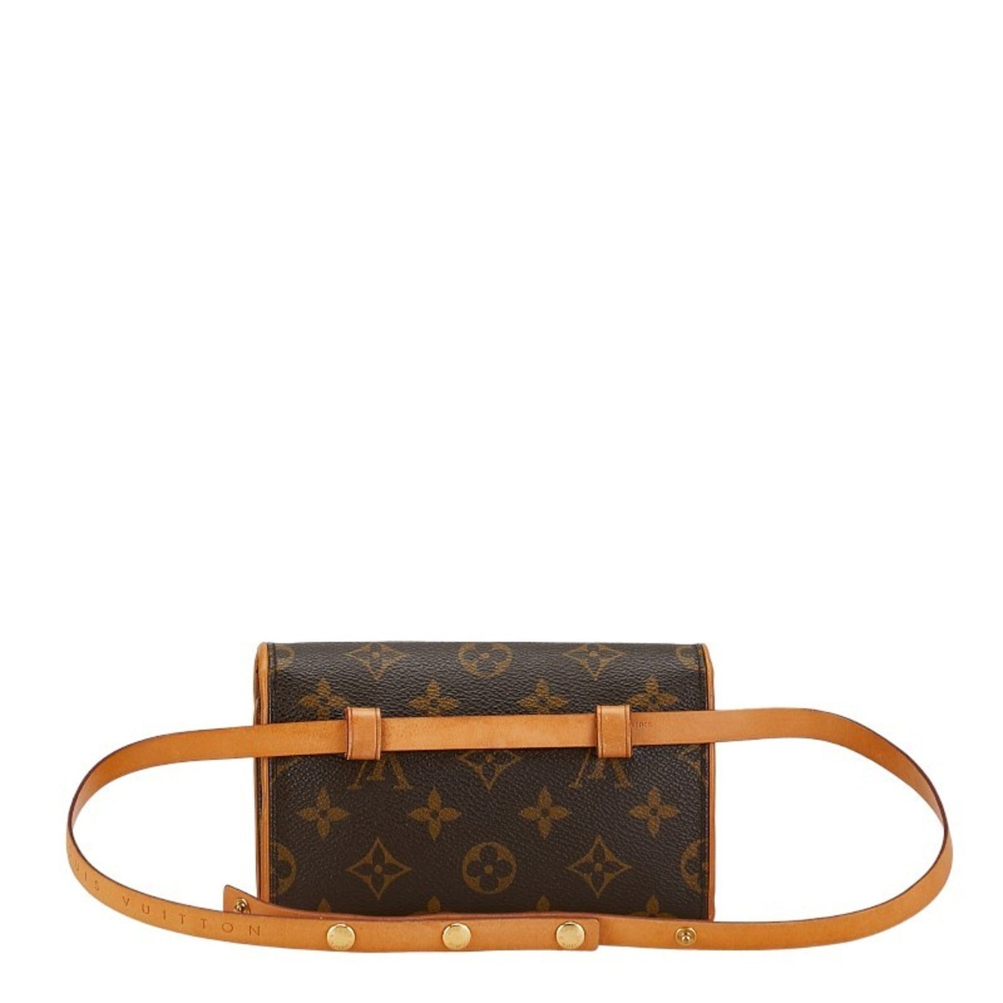 Louis Vuitton Florentine Brown Canvas Shoulder Bag