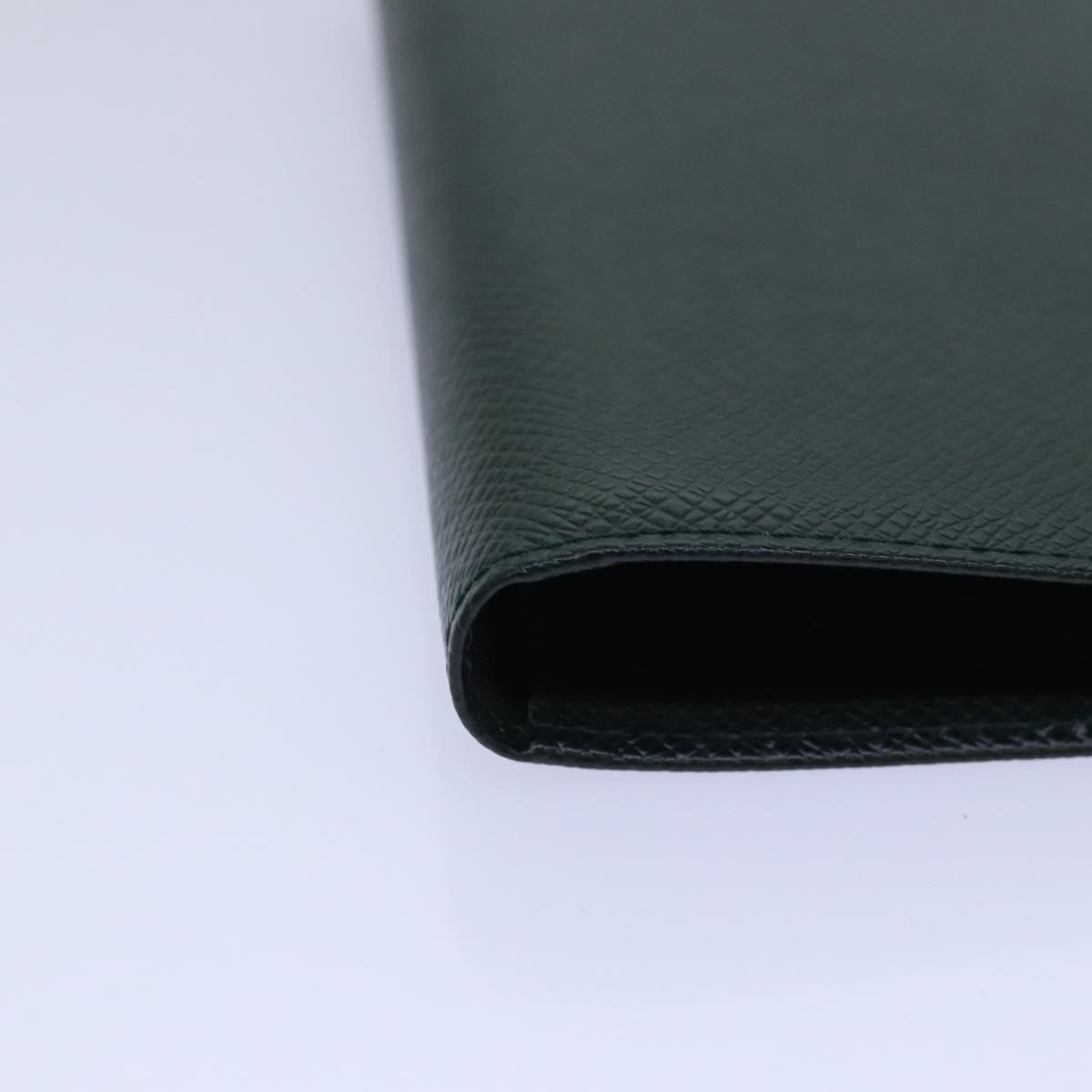 Louis Vuitton Agenda de Poche Green Leather Wallet Accessories