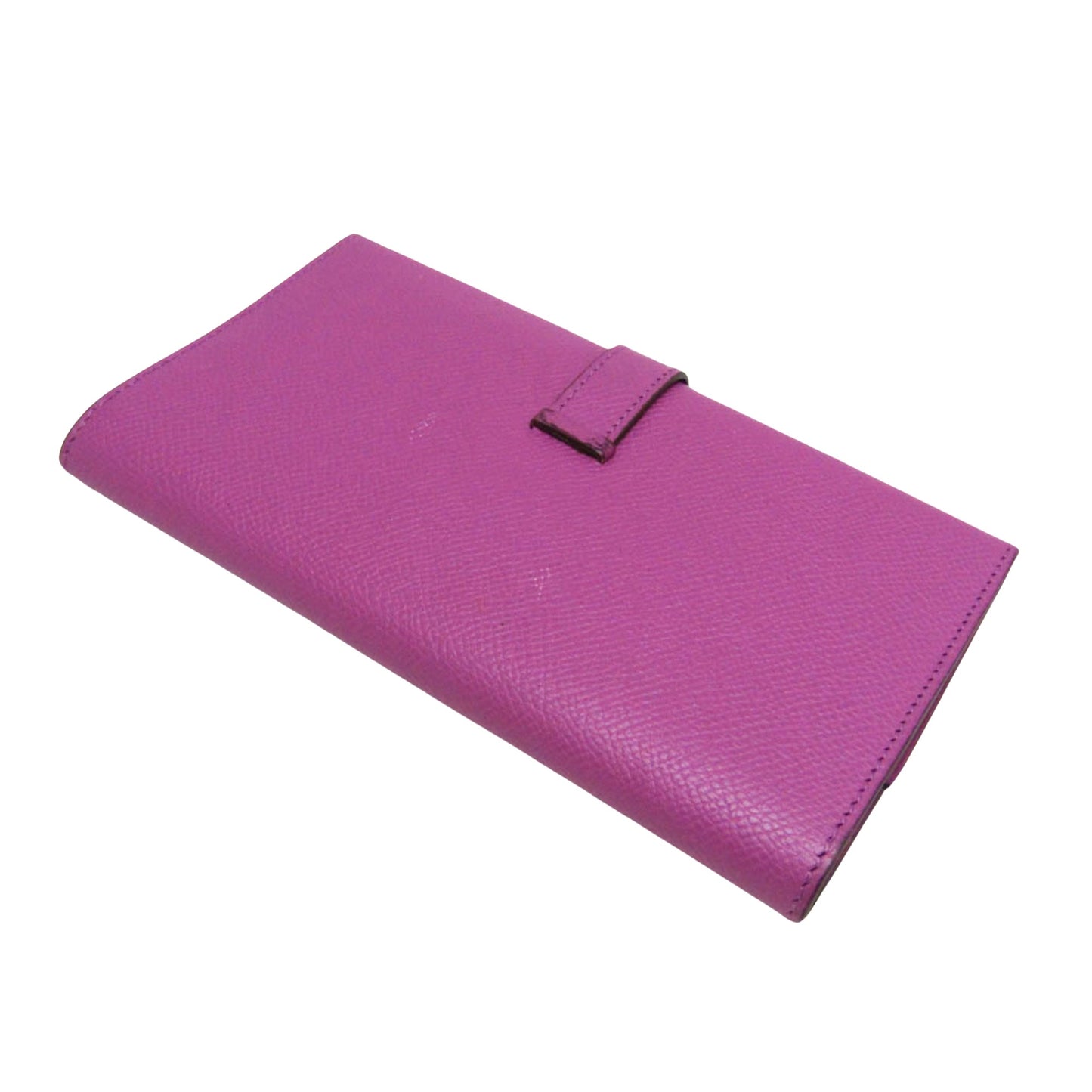 Hermès Béarn Purple Leather Wallet Accessories