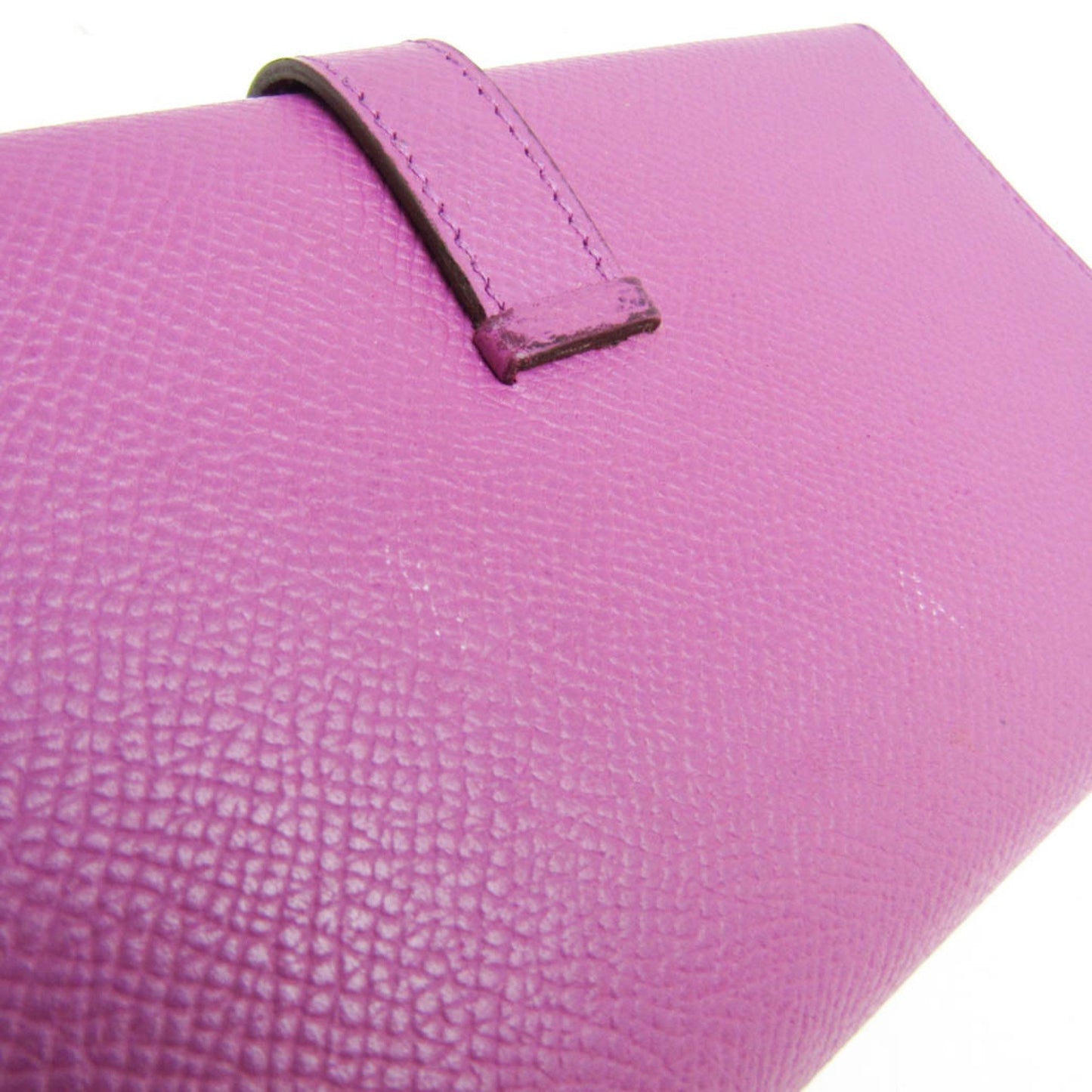 Hermès Béarn Purple Leather Wallet Accessories