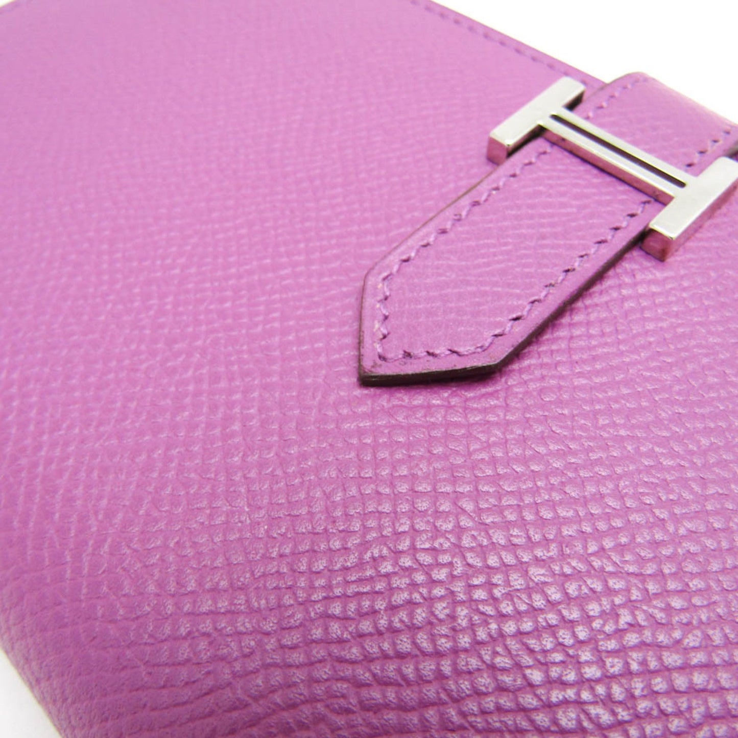 Hermès Béarn Purple Leather Wallet Accessories