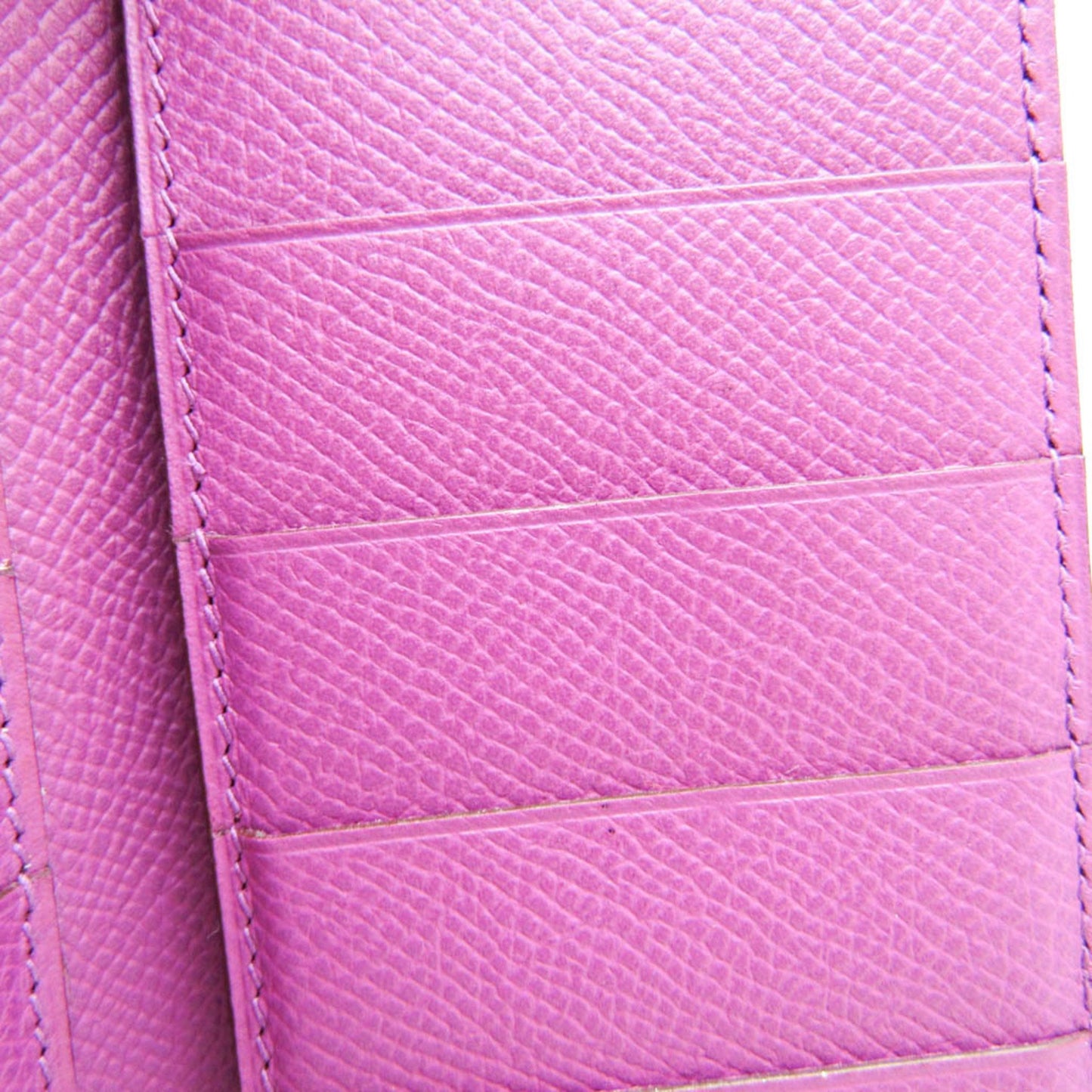 Hermès Béarn Purple Leather Wallet Accessories