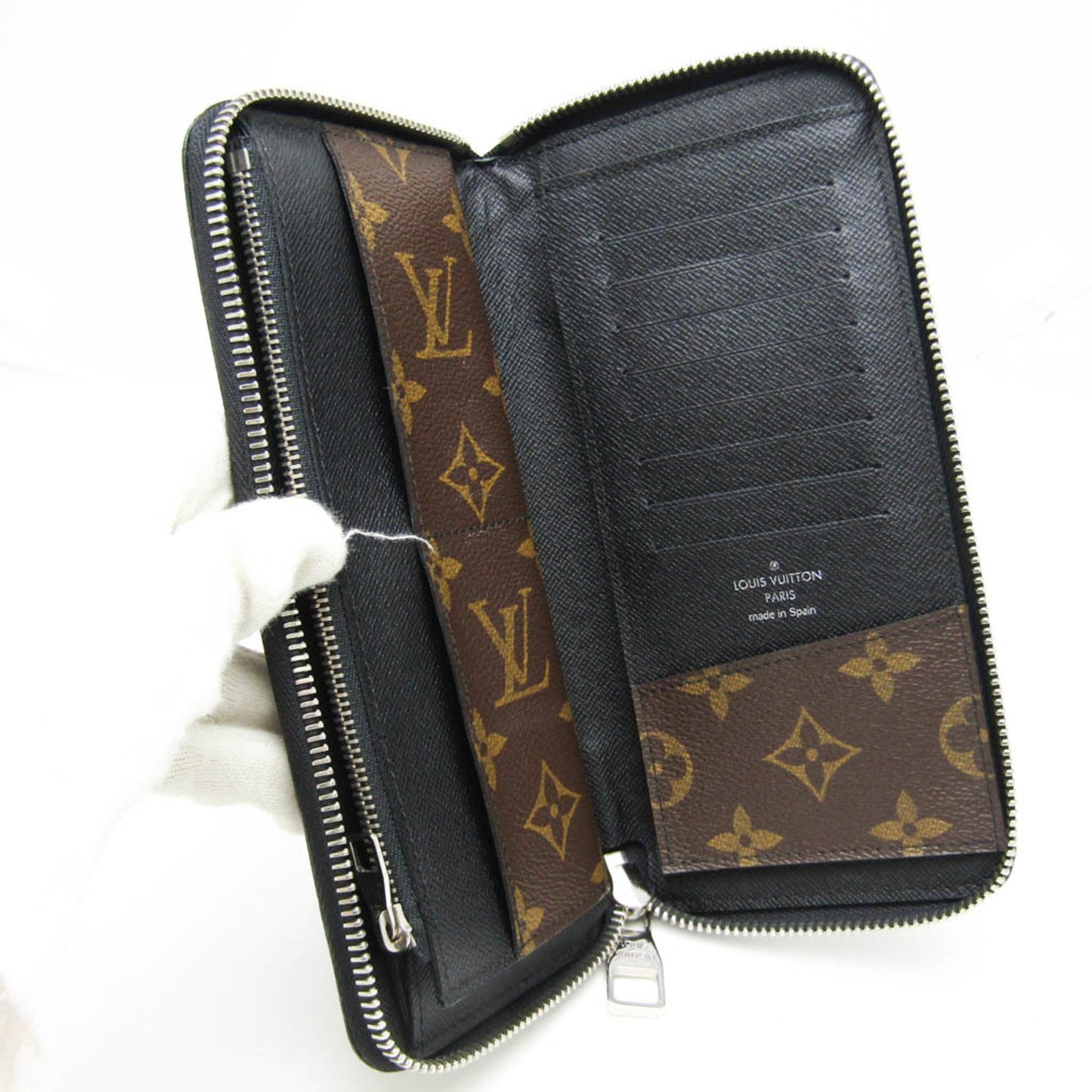 Louis Vuitton Zippy Wallet Vertical Brown Canvas Wallet Accessories