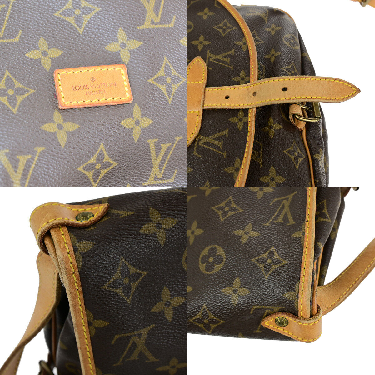 Louis Vuitton Saumur 30 Brown Canvas Shoulder Bag