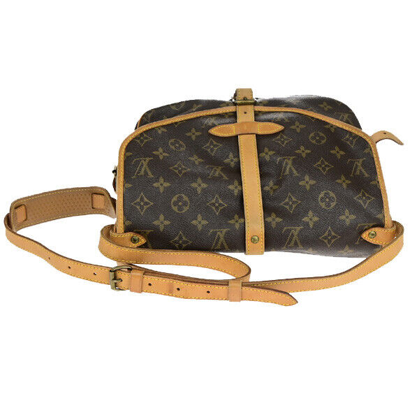 Louis Vuitton Saumur 30 Brown Canvas Shoulder Bag