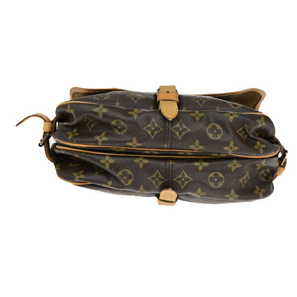 Louis Vuitton Saumur 30 Brown Canvas Shoulder Bag