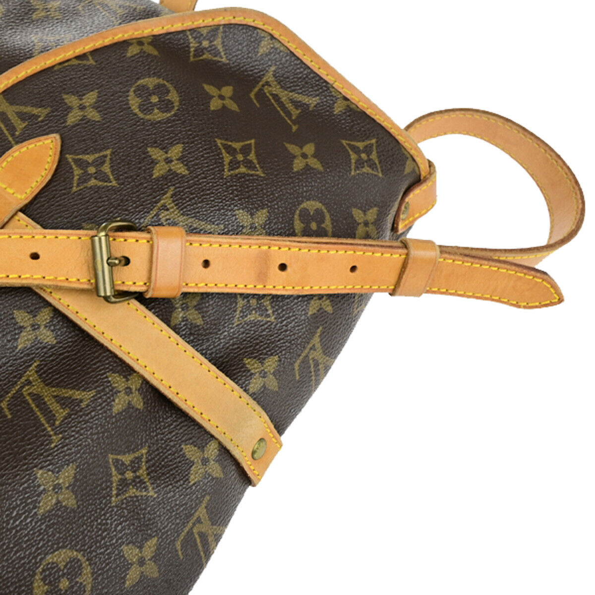 Louis Vuitton Saumur 30 Brown Canvas Shoulder Bag