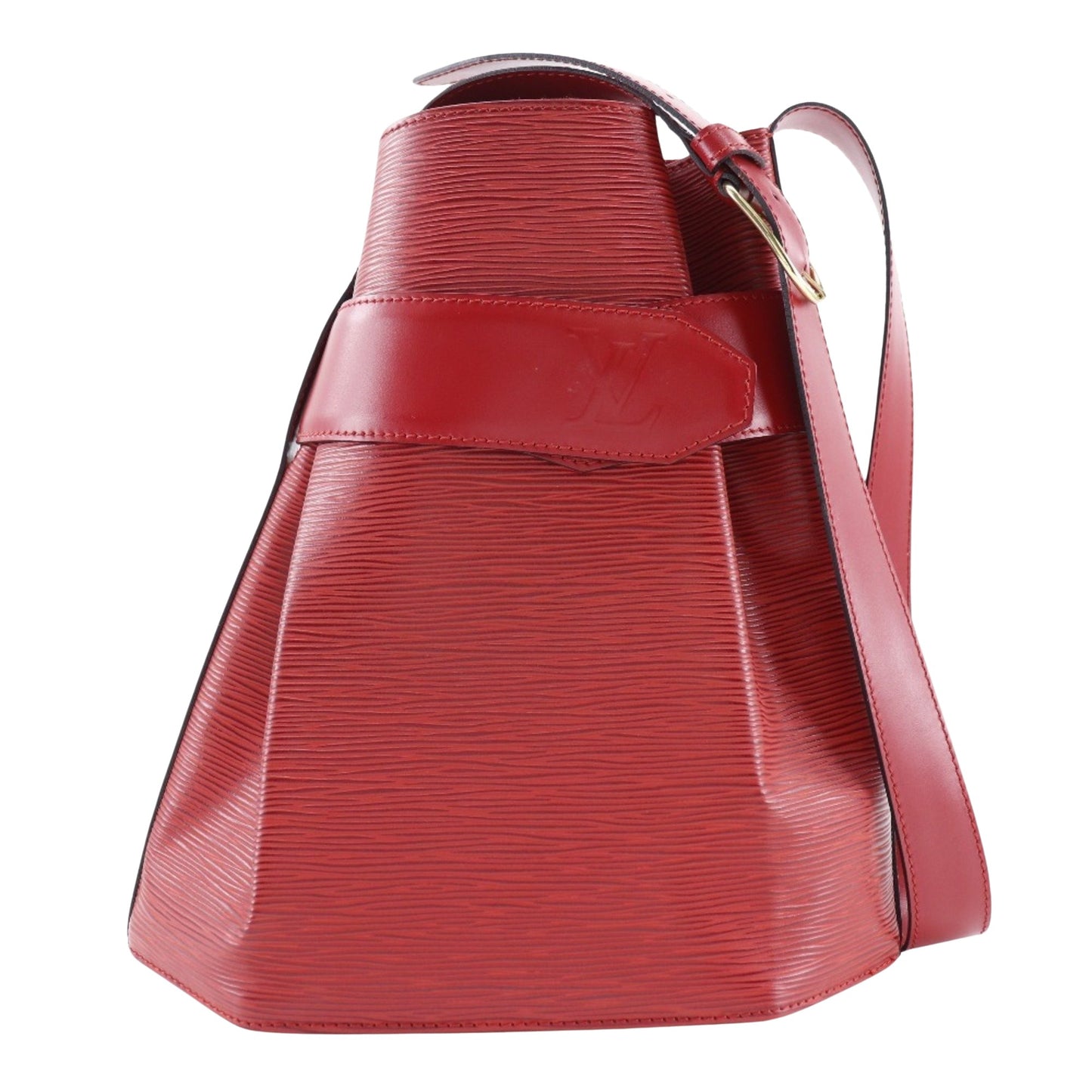 Louis Vuitton Sac d'épaule Red Leather Shoulder Bag