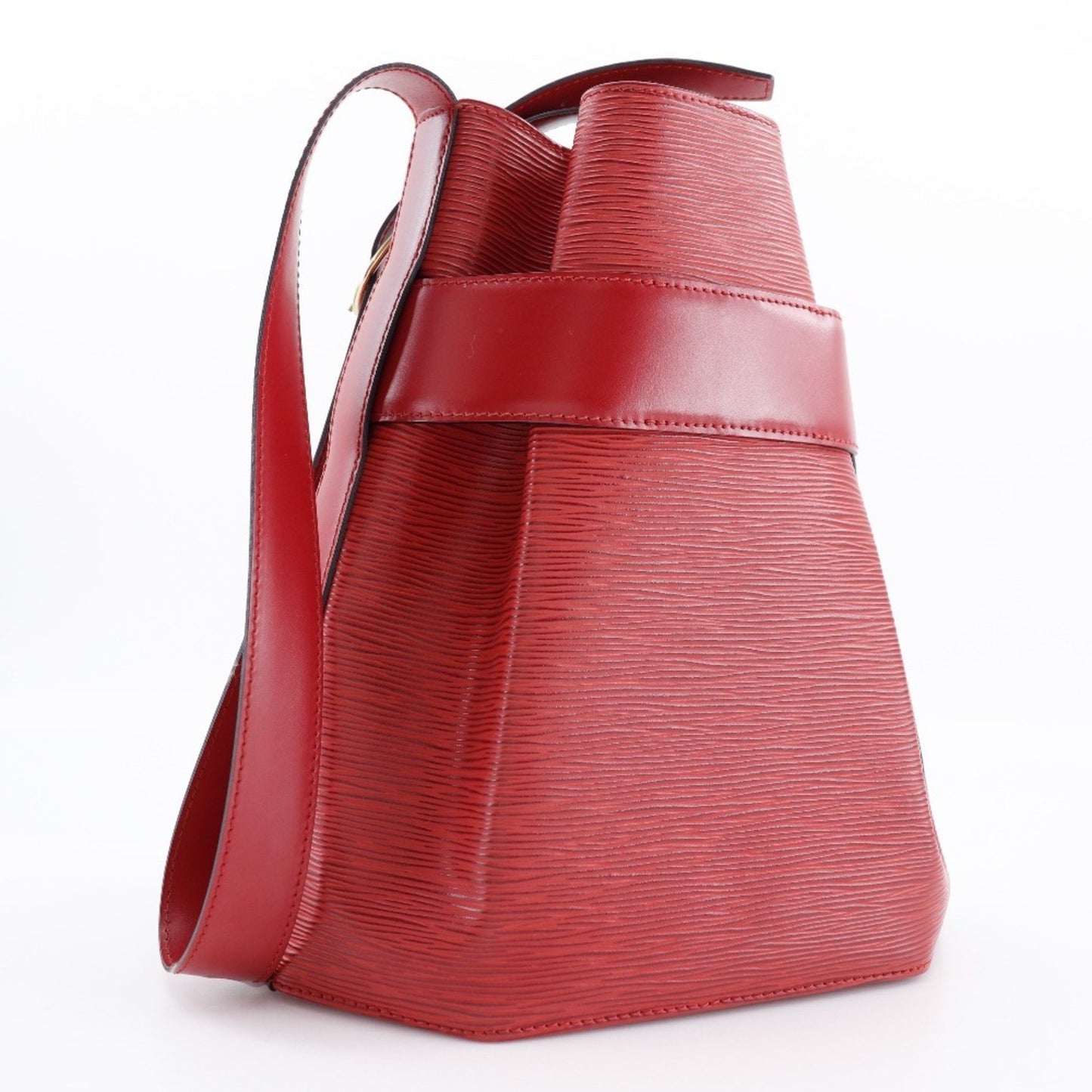 Louis Vuitton Sac d'épaule Red Leather Shoulder Bag