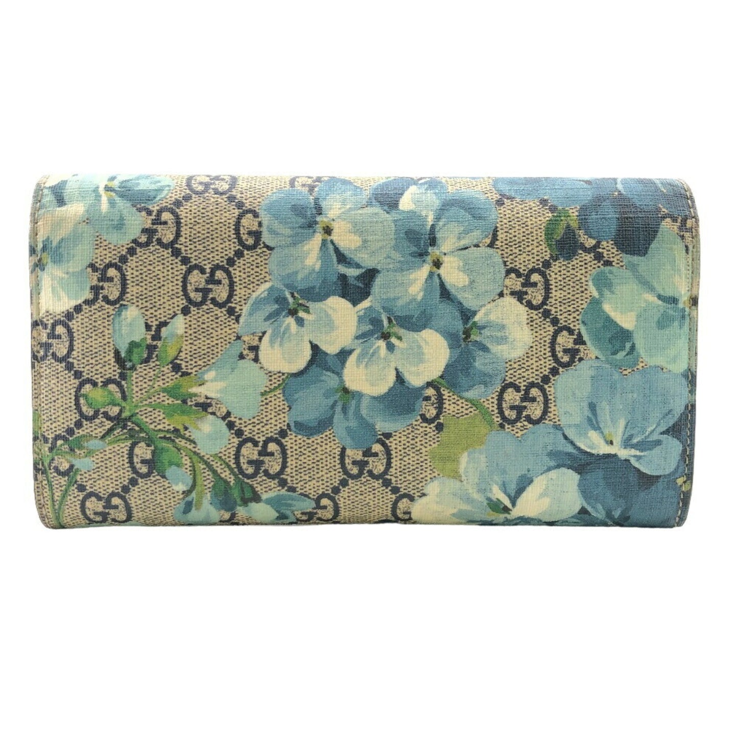 Gucci GG blooms Beige Canvas Wallet Accessories