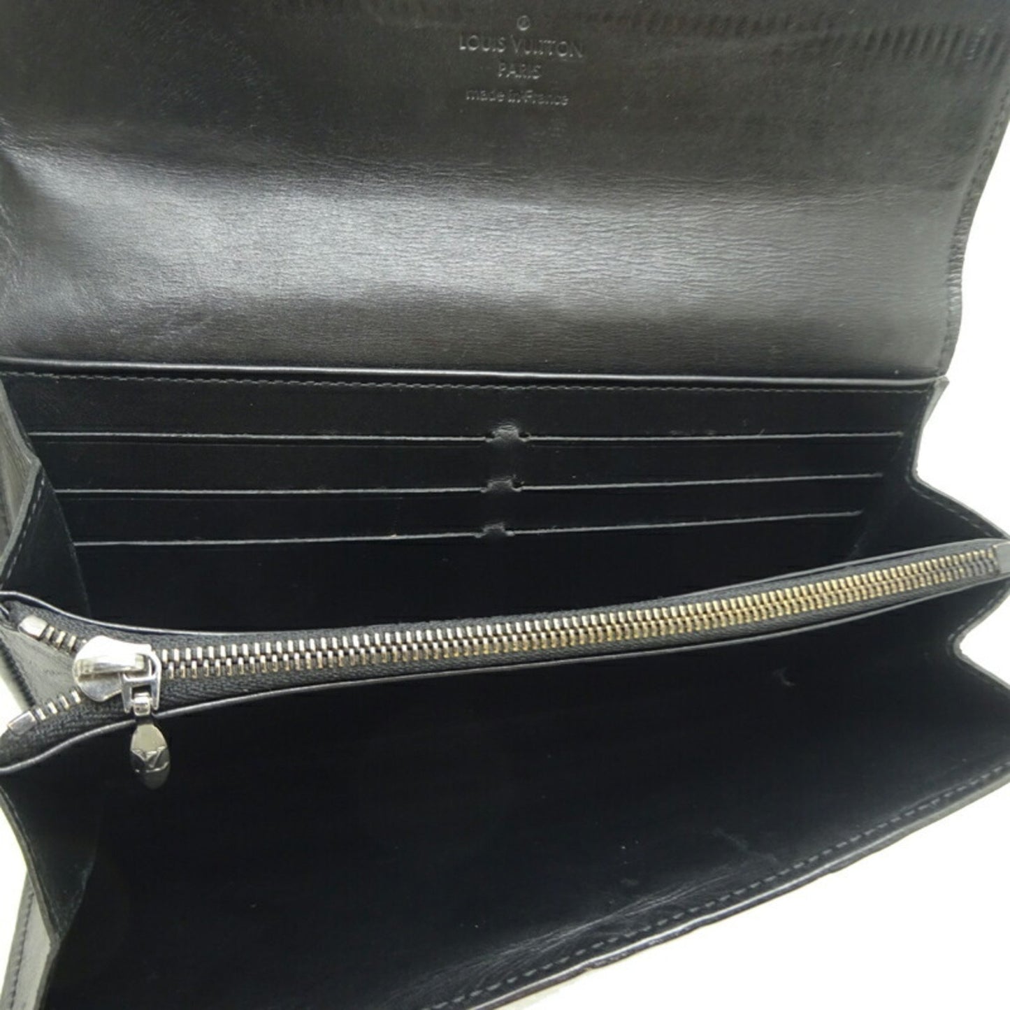 Louis Vuitton Sarah Black Patent Leather Wallet Accessories