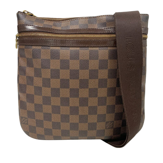 Louis Vuitton Bosphore Brown Canvas Shoulder Bag