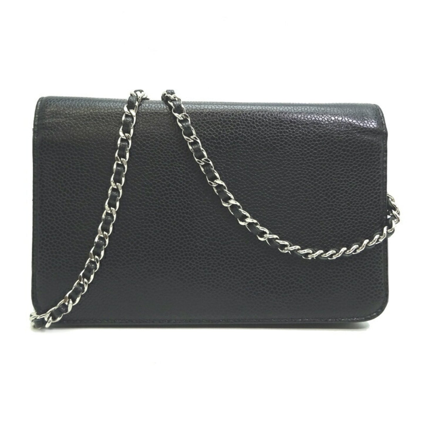 Chanel Coco Mark Black Leather Shoulder Bag