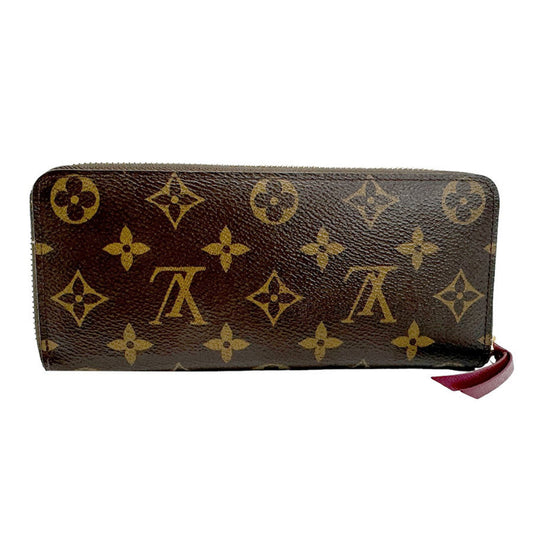 Louis Vuitton Clémence Brown Canvas Wallet Accessories