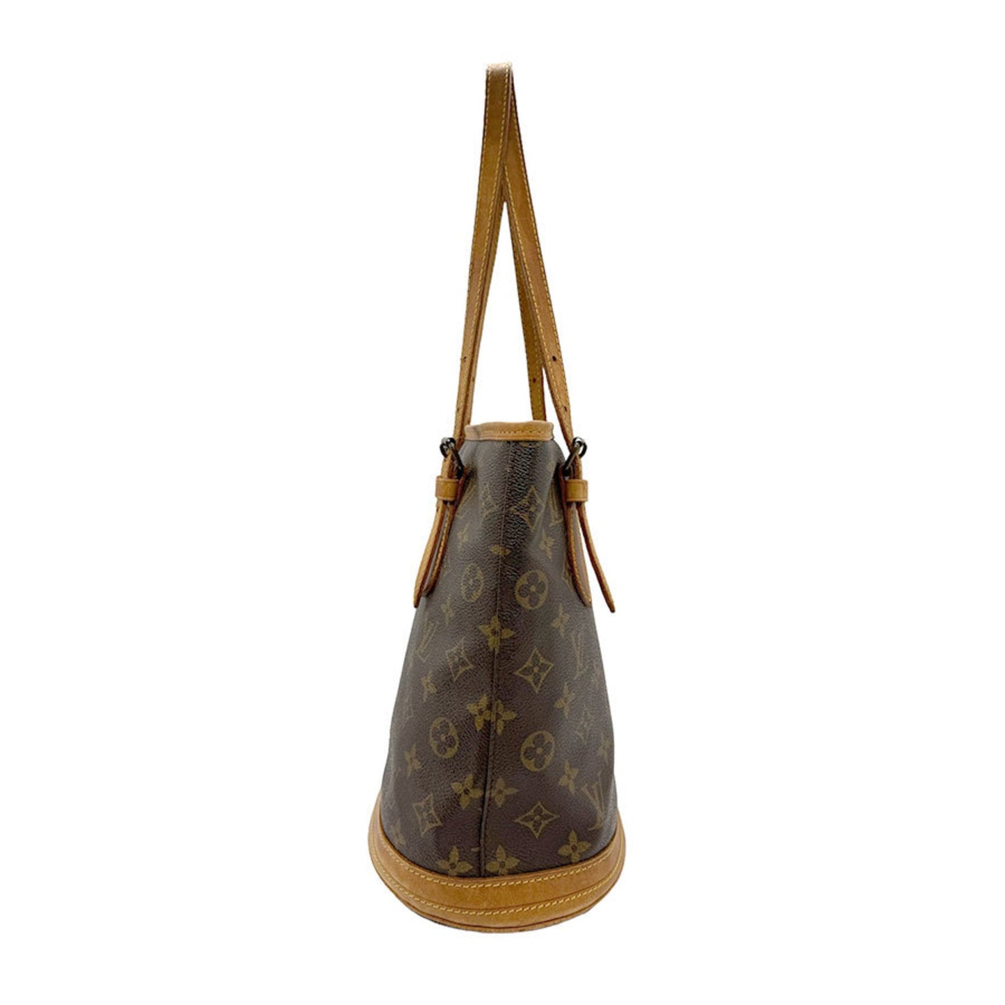 Louis Vuitton Bucket Brown Canvas Shoulder Bag