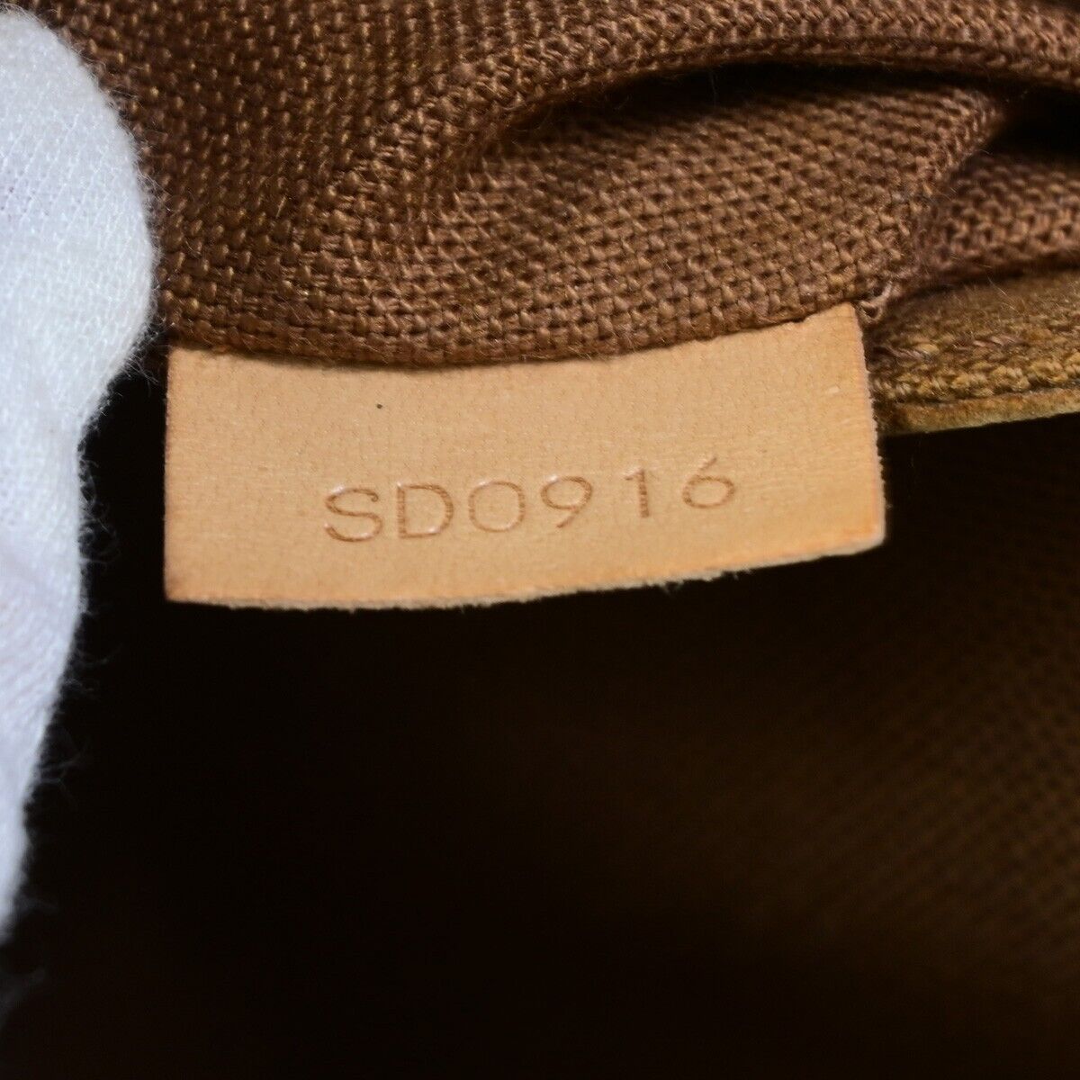 Louis Vuitton Alma Brown Canvas Hand Bag