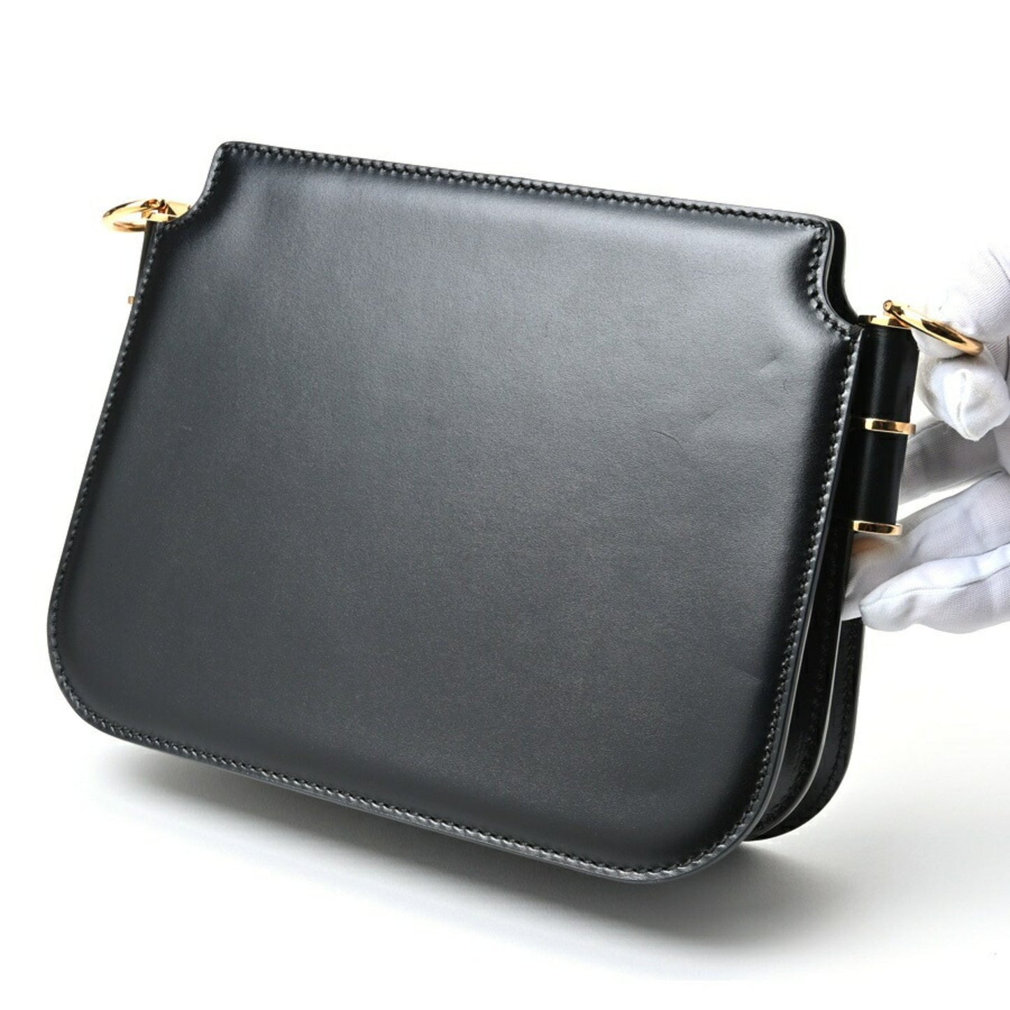 Fendi -- Black Leather Shoulder Bag