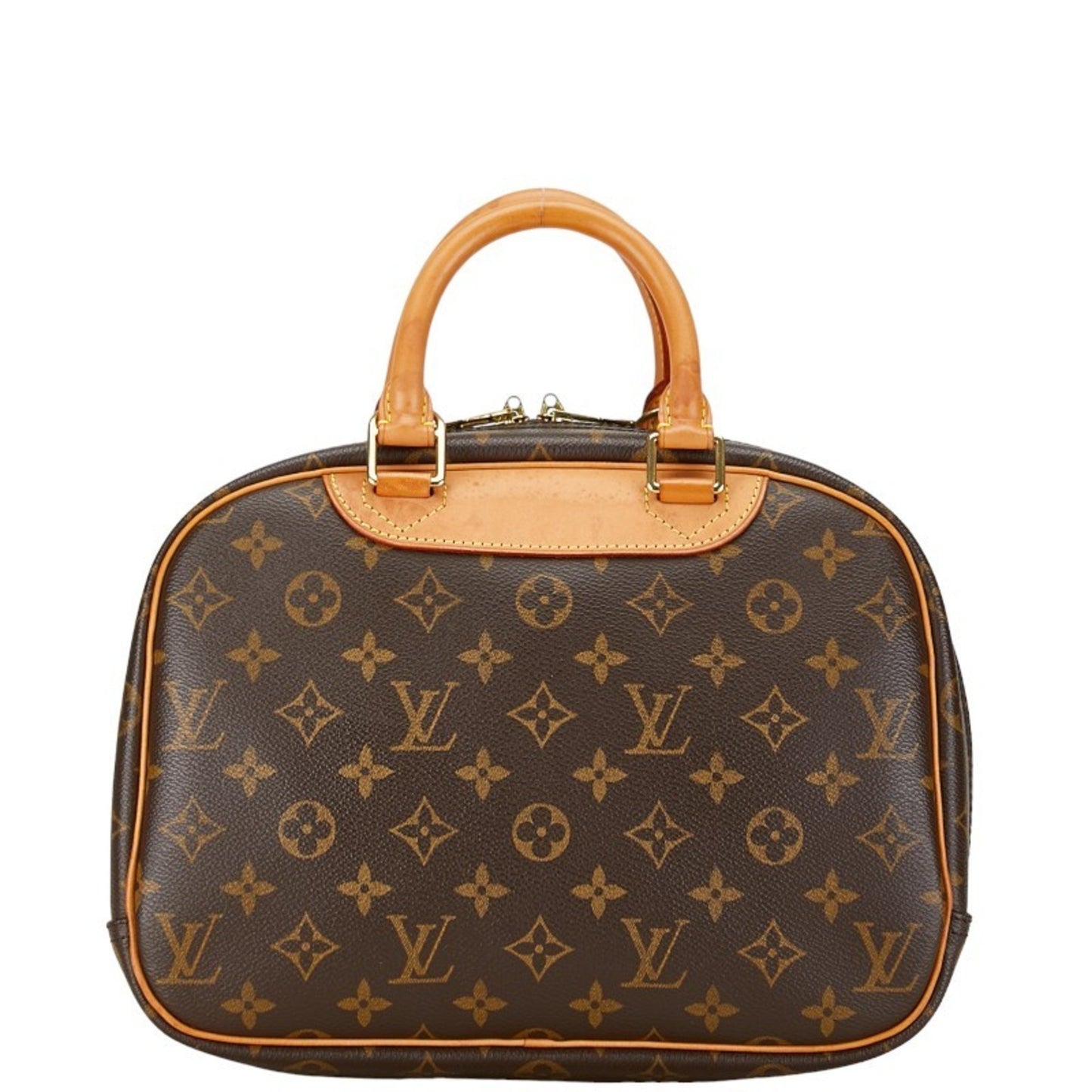 Louis Vuitton Deauville Brown Canvas Hand Bag