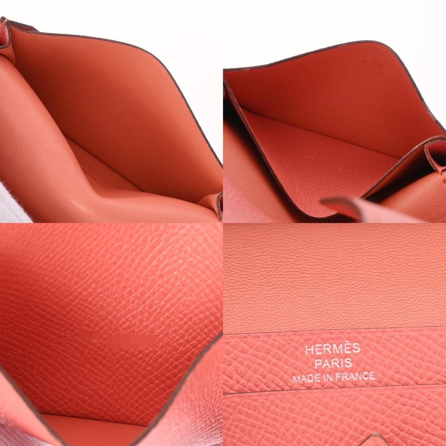 Hermès Béarn Red Leather Wallet Accessories