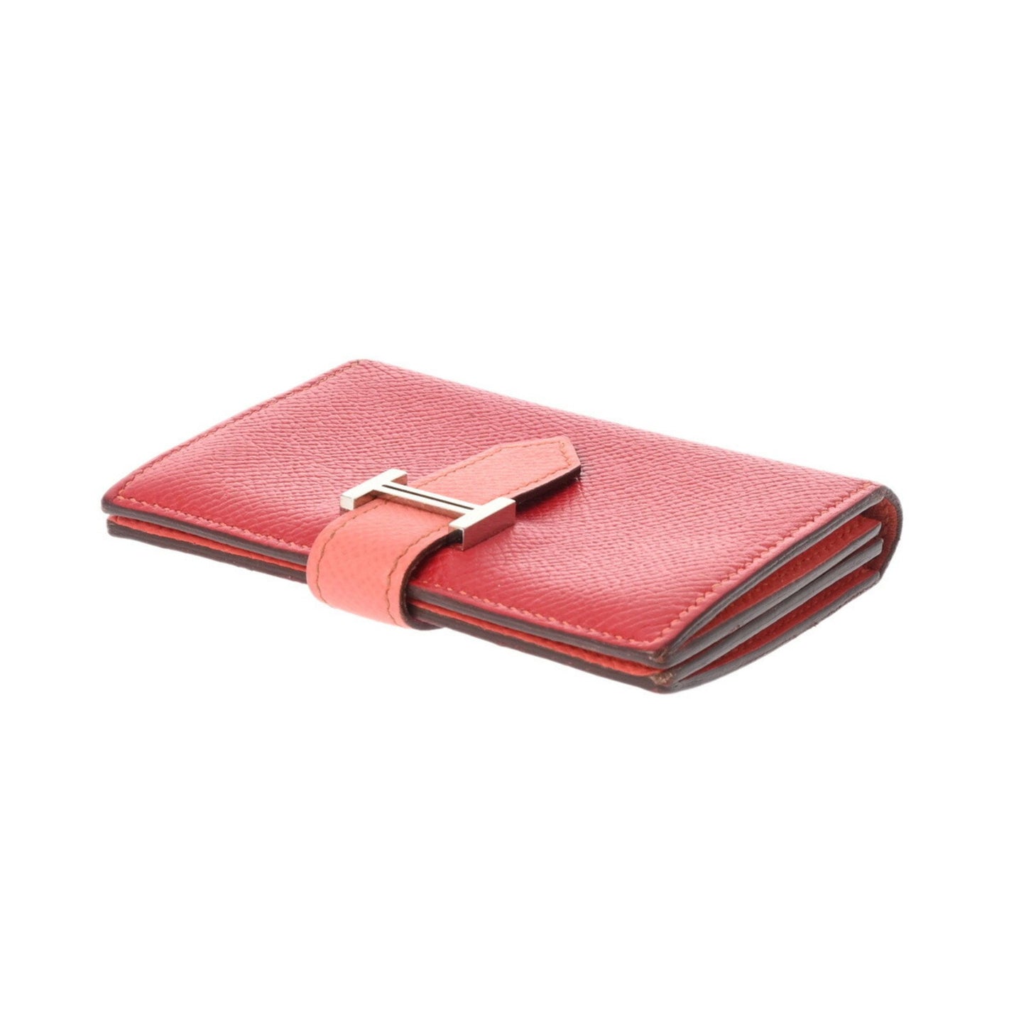 Hermès Béarn Red Leather Wallet Accessories