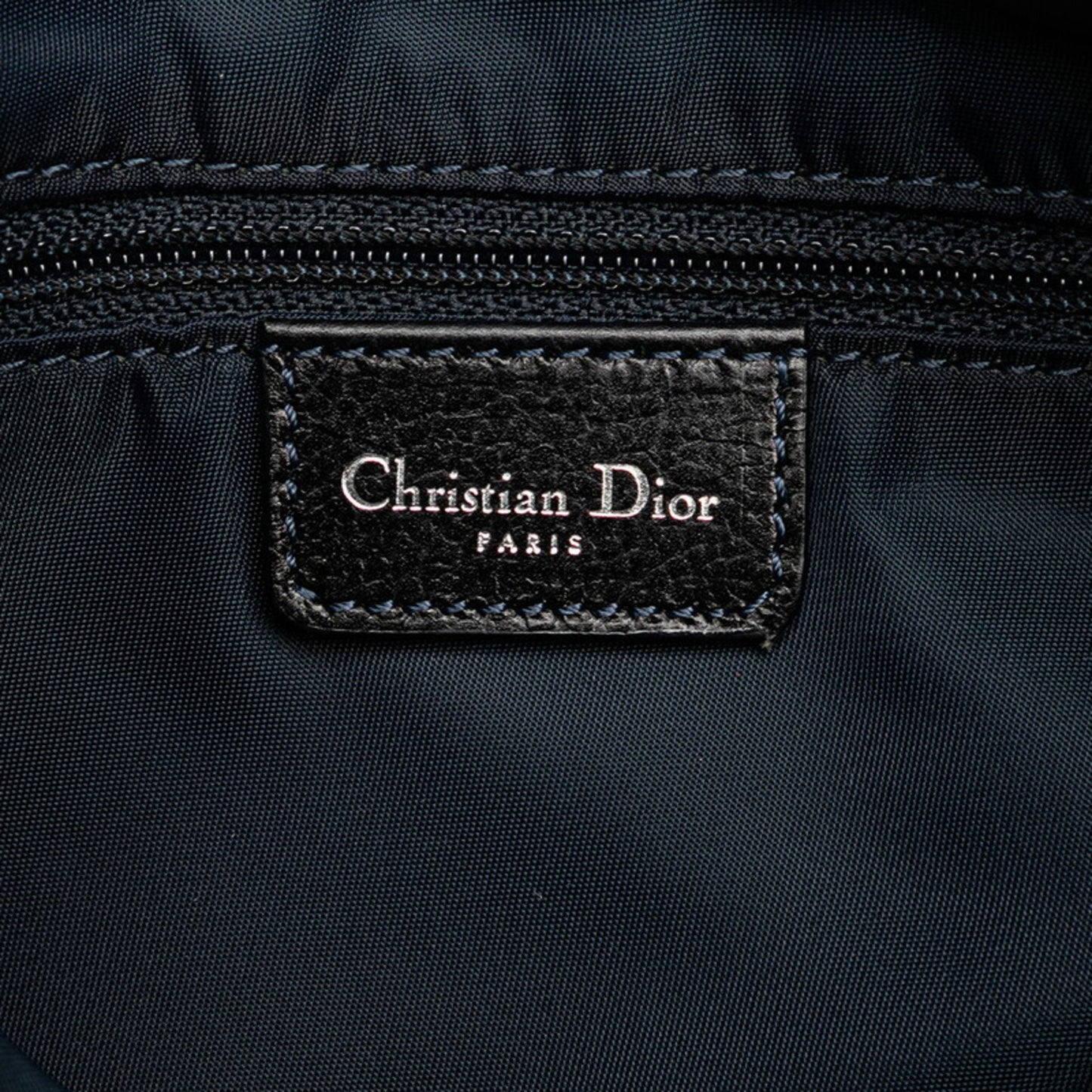 Dior Saddle Navy Canvas Shoulder Bag