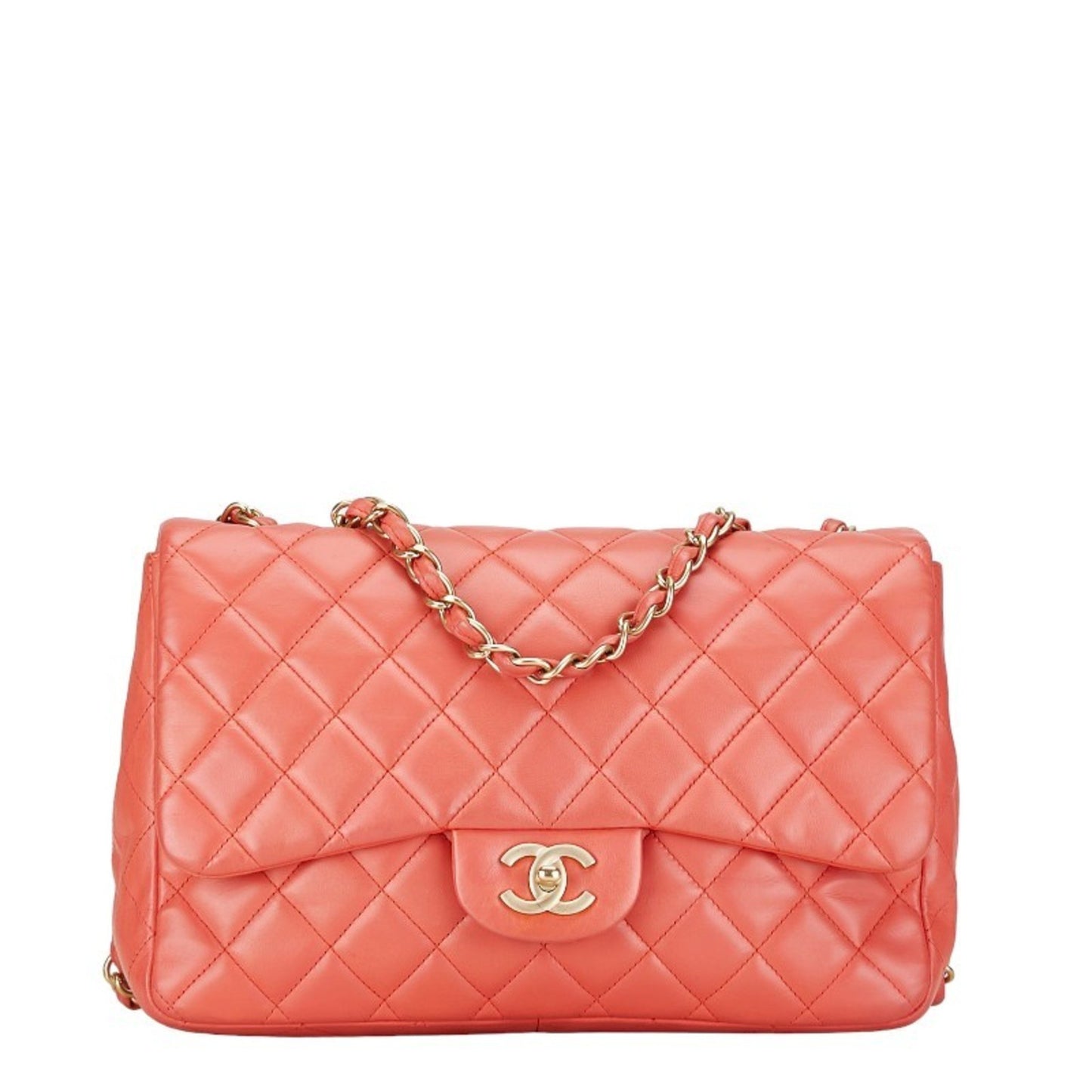 Chanel Timeless Pink Leather Shoulder Bag