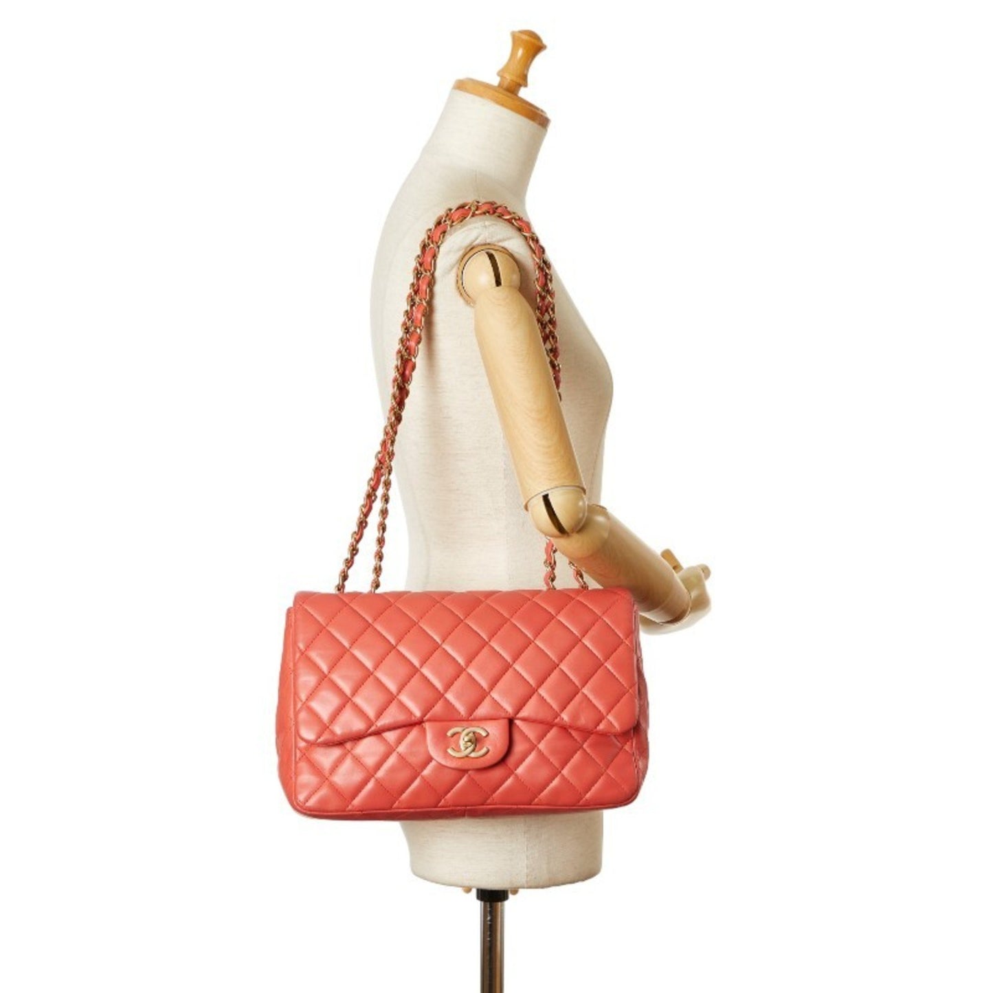 Chanel Timeless Pink Leather Shoulder Bag